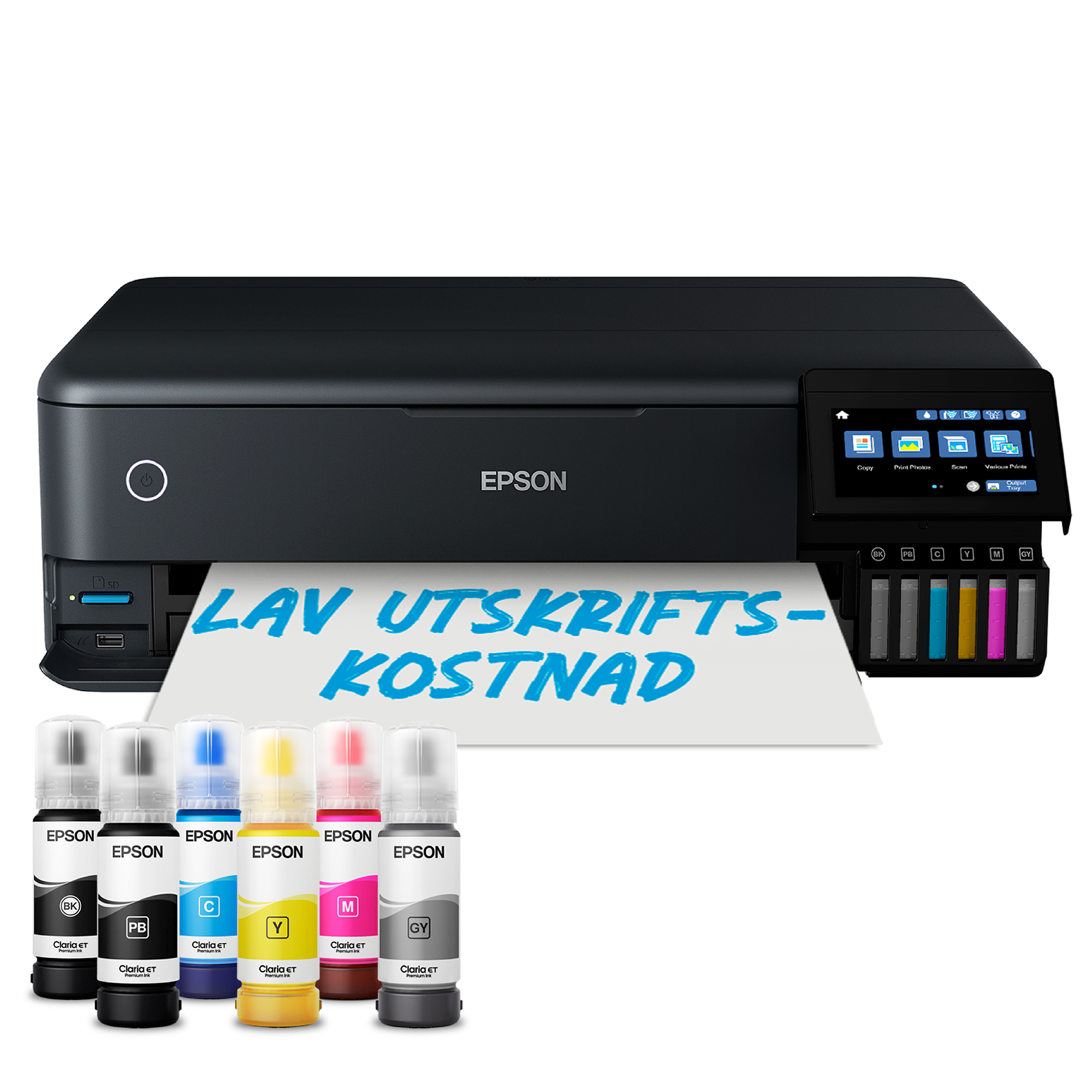 EcoTank ET-8550 A3+ Wi-Fi fotoskriver med blekktank