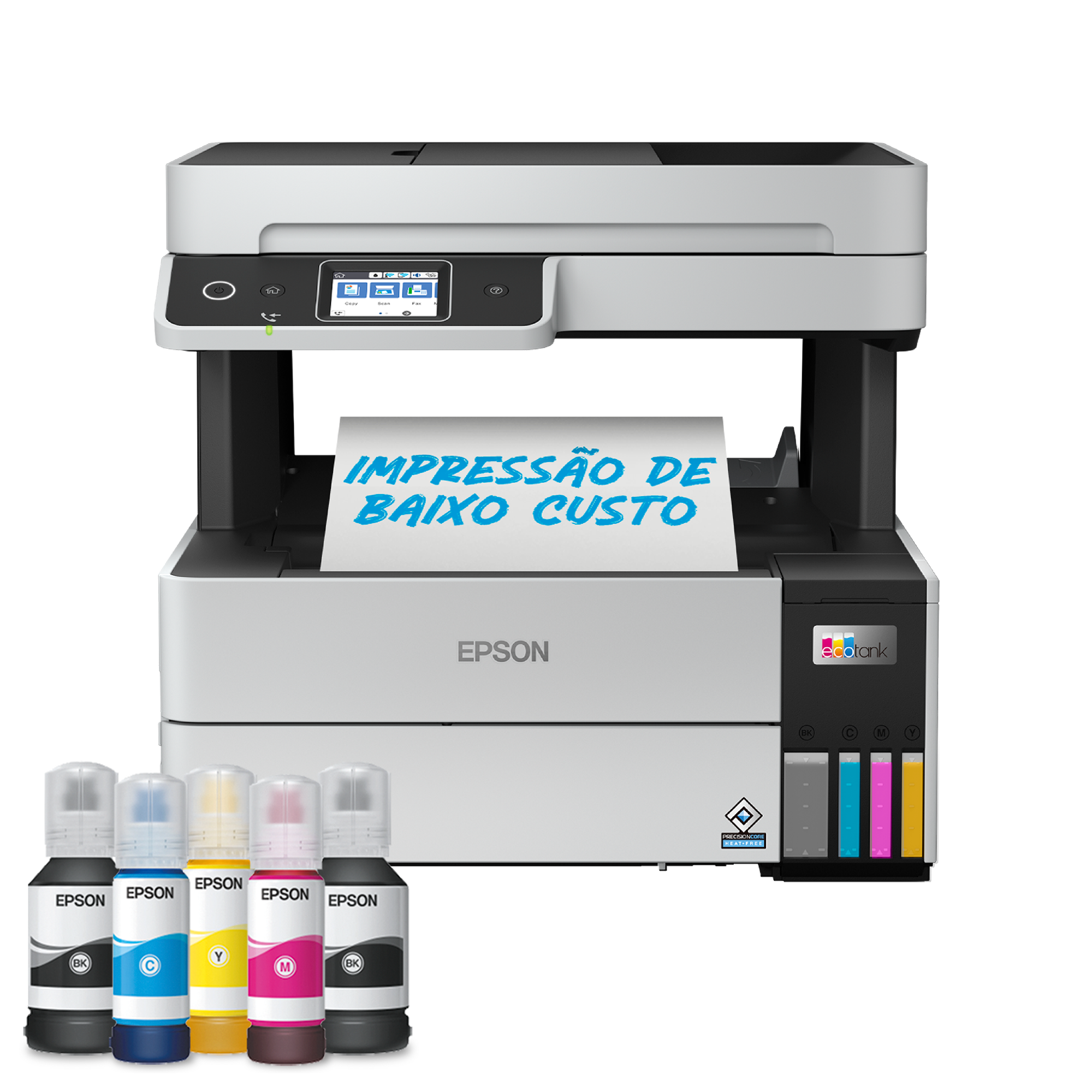 Impressora com tanque de tinta Wi-Fi multifunções com fax EcoTank ET-5170 A4