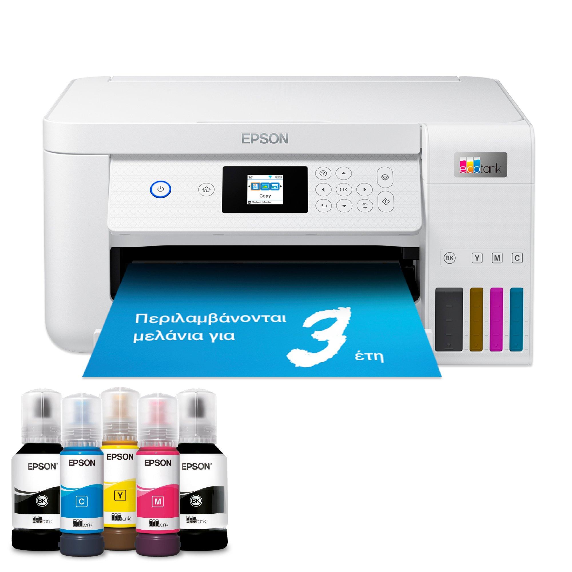 EcoTank L4266 - Α4 Πολυμηχάνημα με δοχεία μελανιού, Wi-Fi, και αρχικό μελάνι για έως και 3 έτη