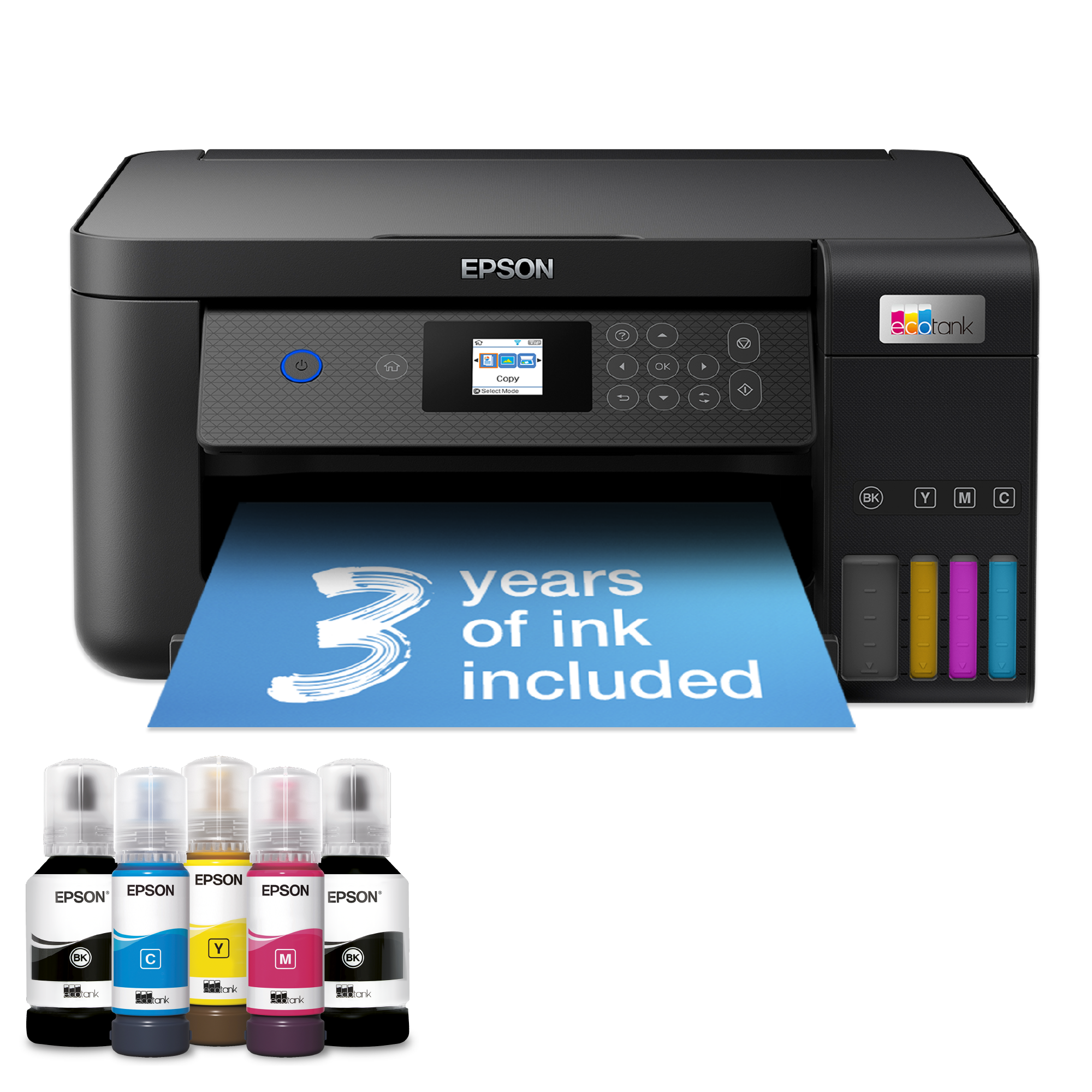 EcoTank L4260 Multifunction Wi-Fi Ink Tank A4 Printer, With Up To 3 Years Of Ink Included