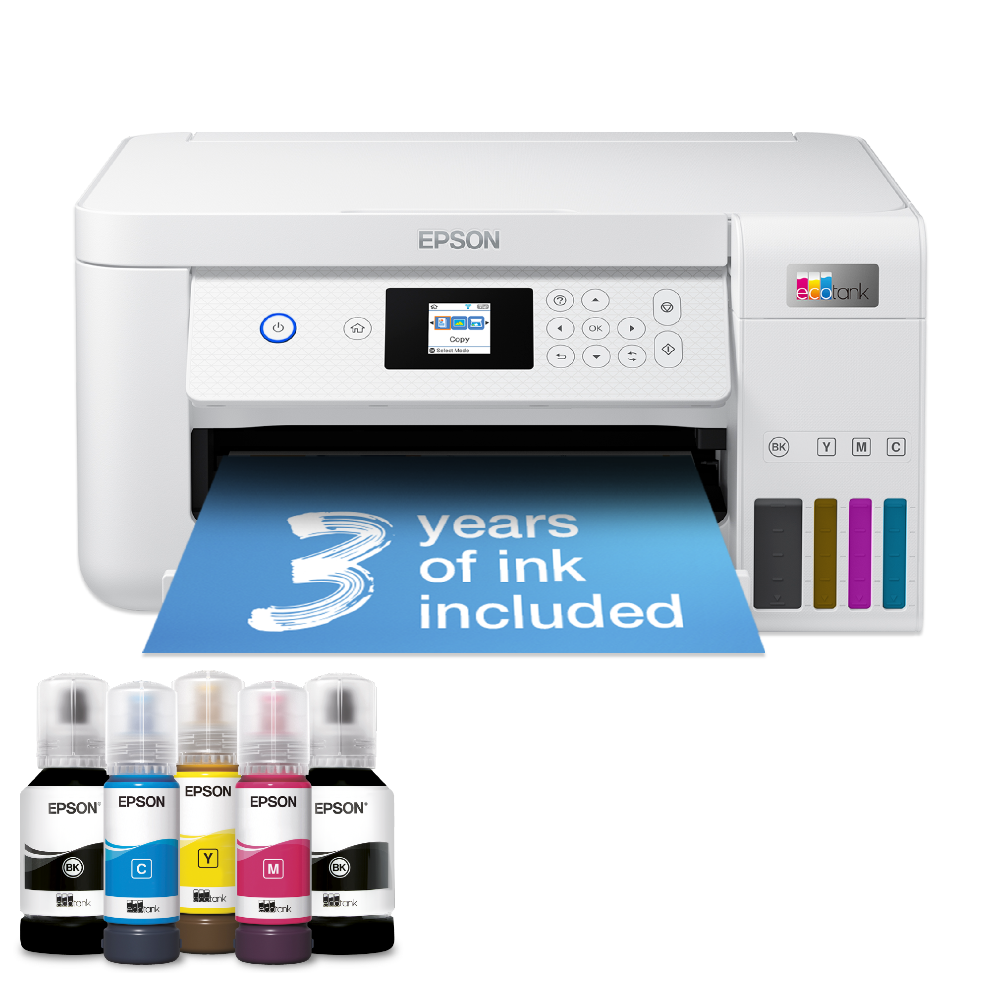 EcoTank L4266 Multifunction Wi-Fi Ink Tank A4 Printer, With Up To 3 ...