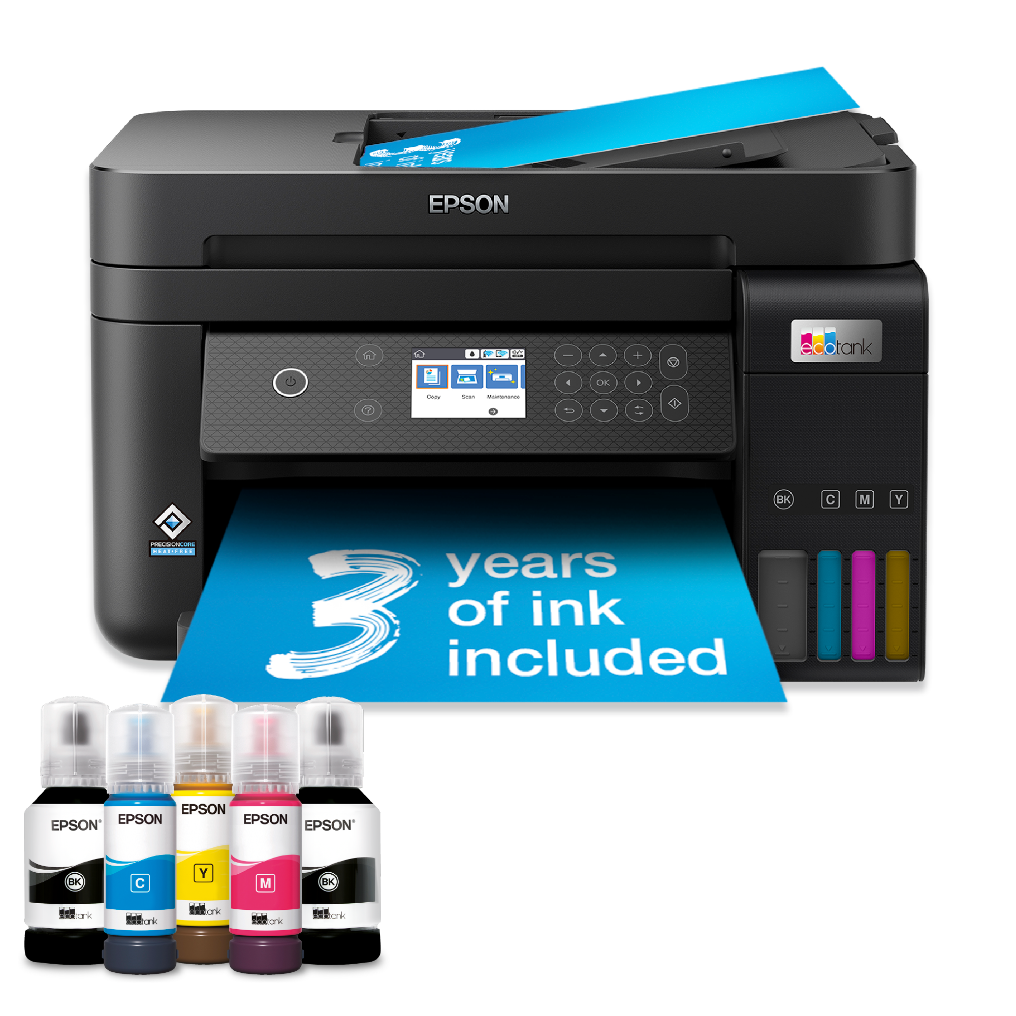 EcoTank L6270 Multifunction Wi-Fi Ink Tank A4 Printer, With Up To 3 Years Of Ink Included
