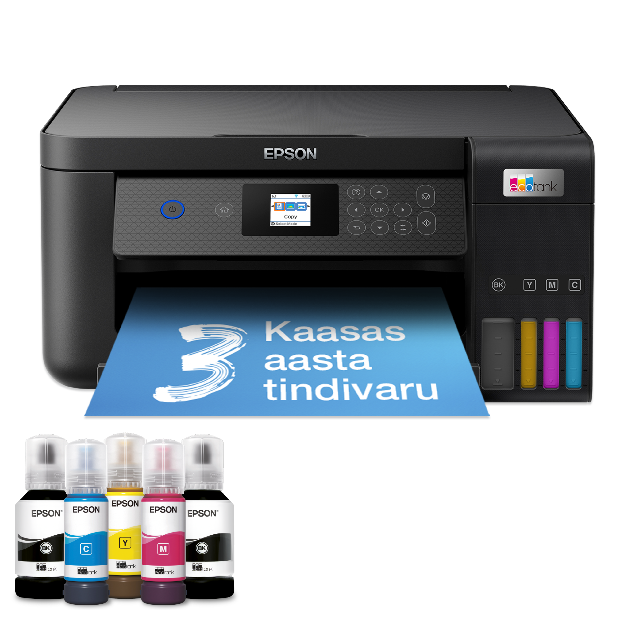 EcoTank L4260 multifunktsionaalne tindimahutiga Wi-Fi A4 printer, kaasas kuni 3 aasta jagu tinti