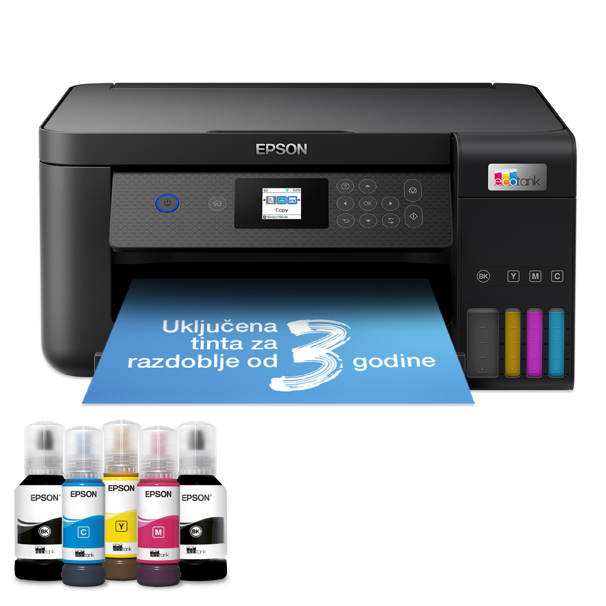 Višenamjenski Wi-Fi pisač EcoTank L4260 za format A4, sa spremnikom za tintu, uključeno do 3 godine tinte