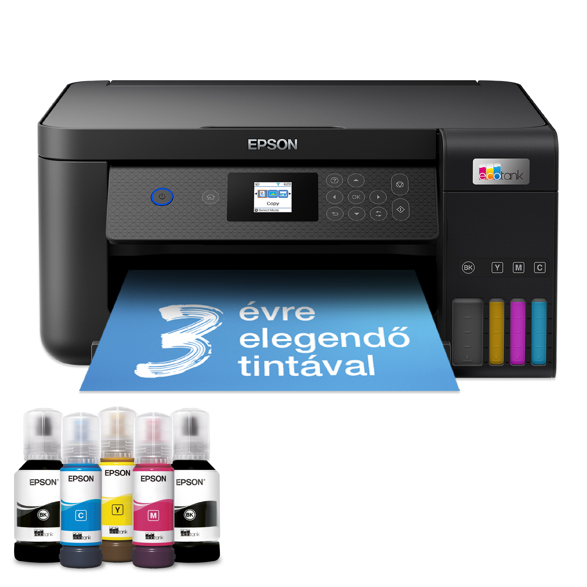 EcoTank L4260 többfunkciós, Wi-Fi-s, tintatartályos, A4-es nyomtató, akár 3 évre elegendő tintával