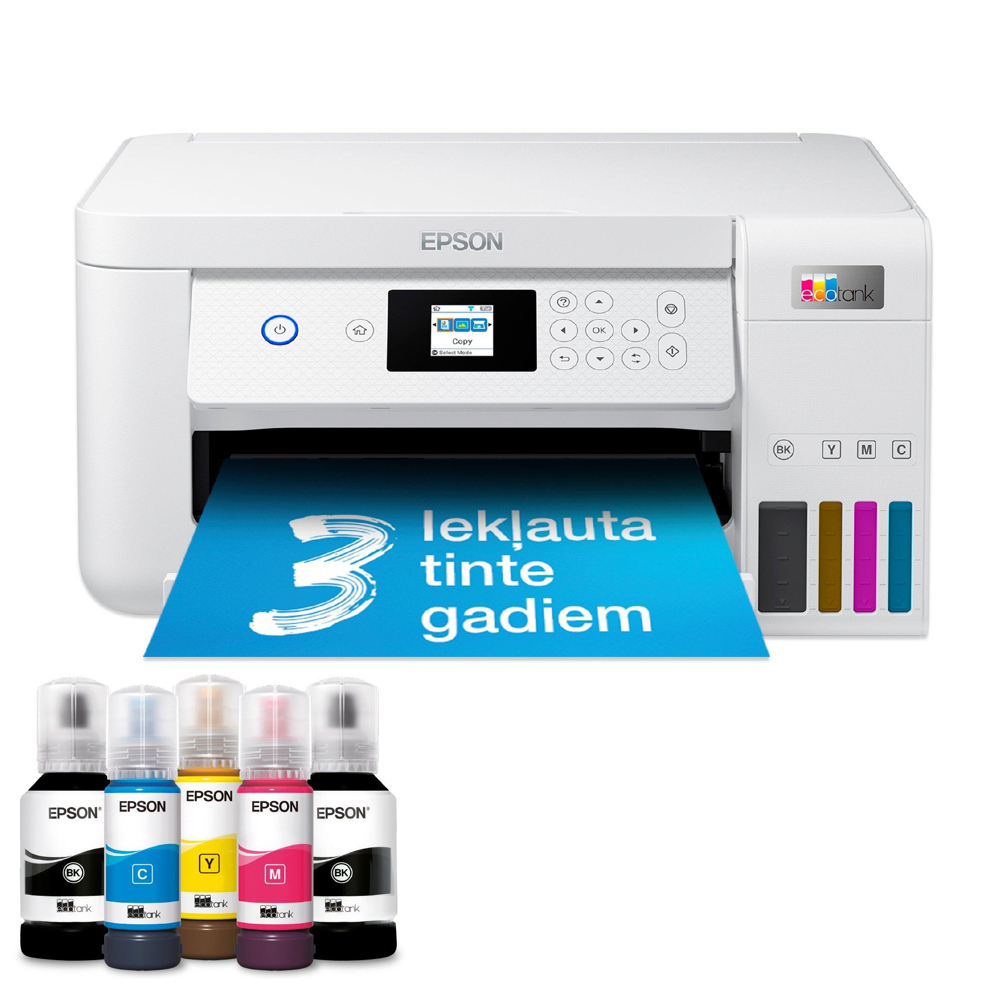 EcoTank L4266 A4 daudzfunkcionālais Wi-Fi tintes tvertnes printeris ar komplektācijā iekļautu tinti līdz 3 gadu periodam