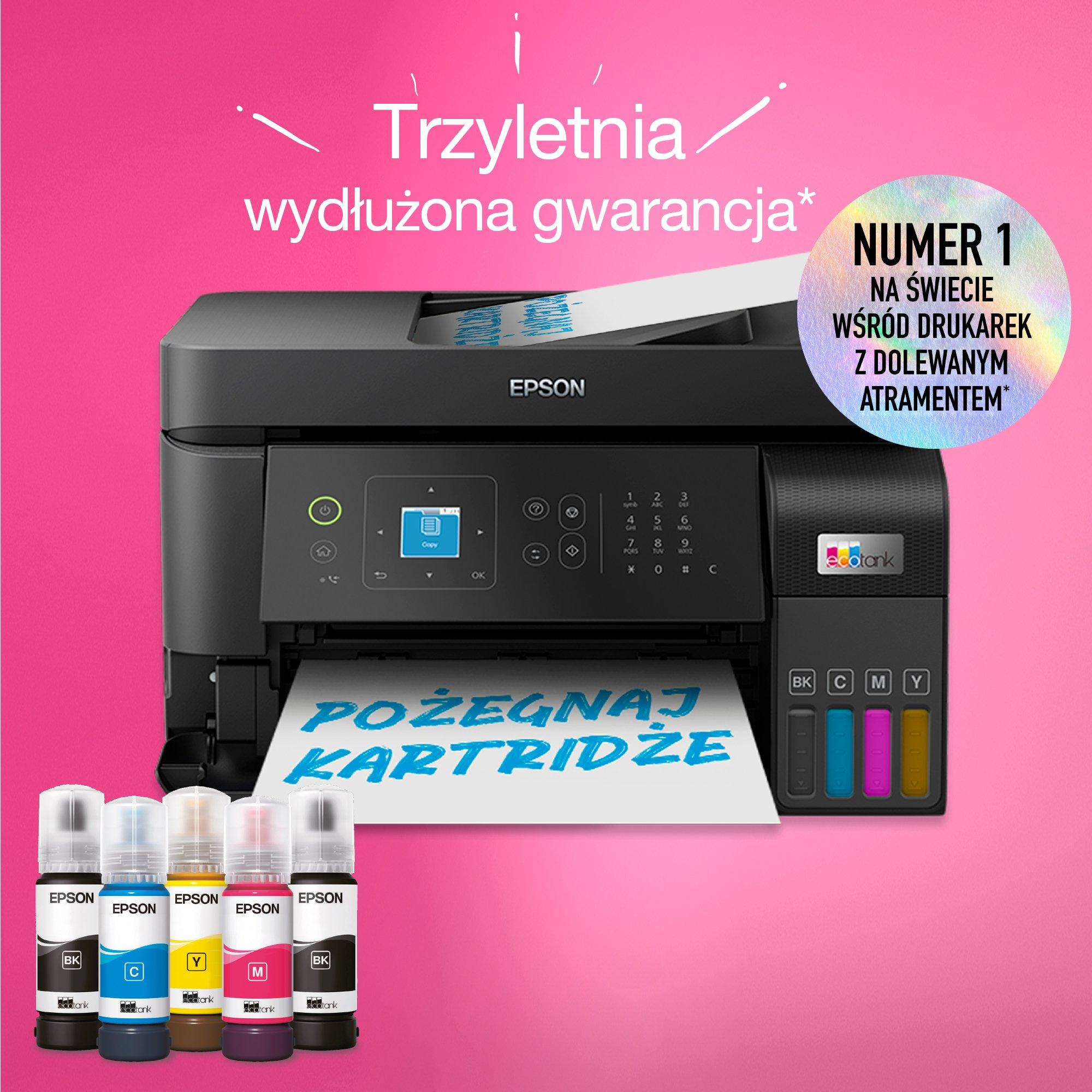 Epson LPC4K9K　LPC4K9Y　LPC4K9C　LPC4K9M Kompaktowy skaner dokumentów A4 ES-C380W z łącznością Wi-Fi