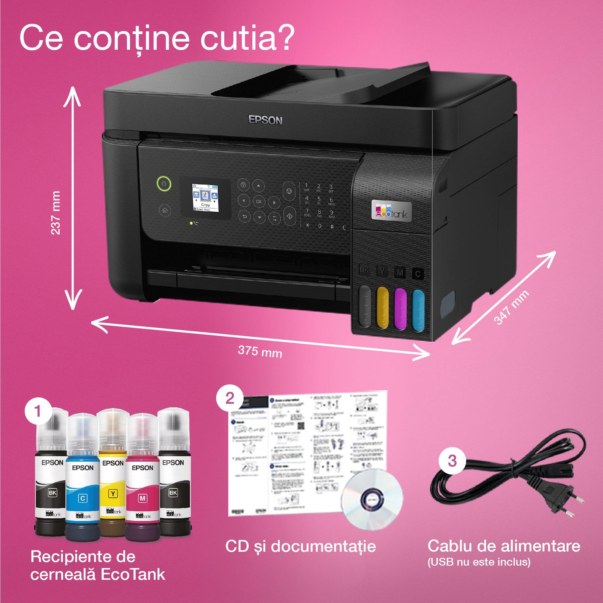 Epson L5290 whats in the box