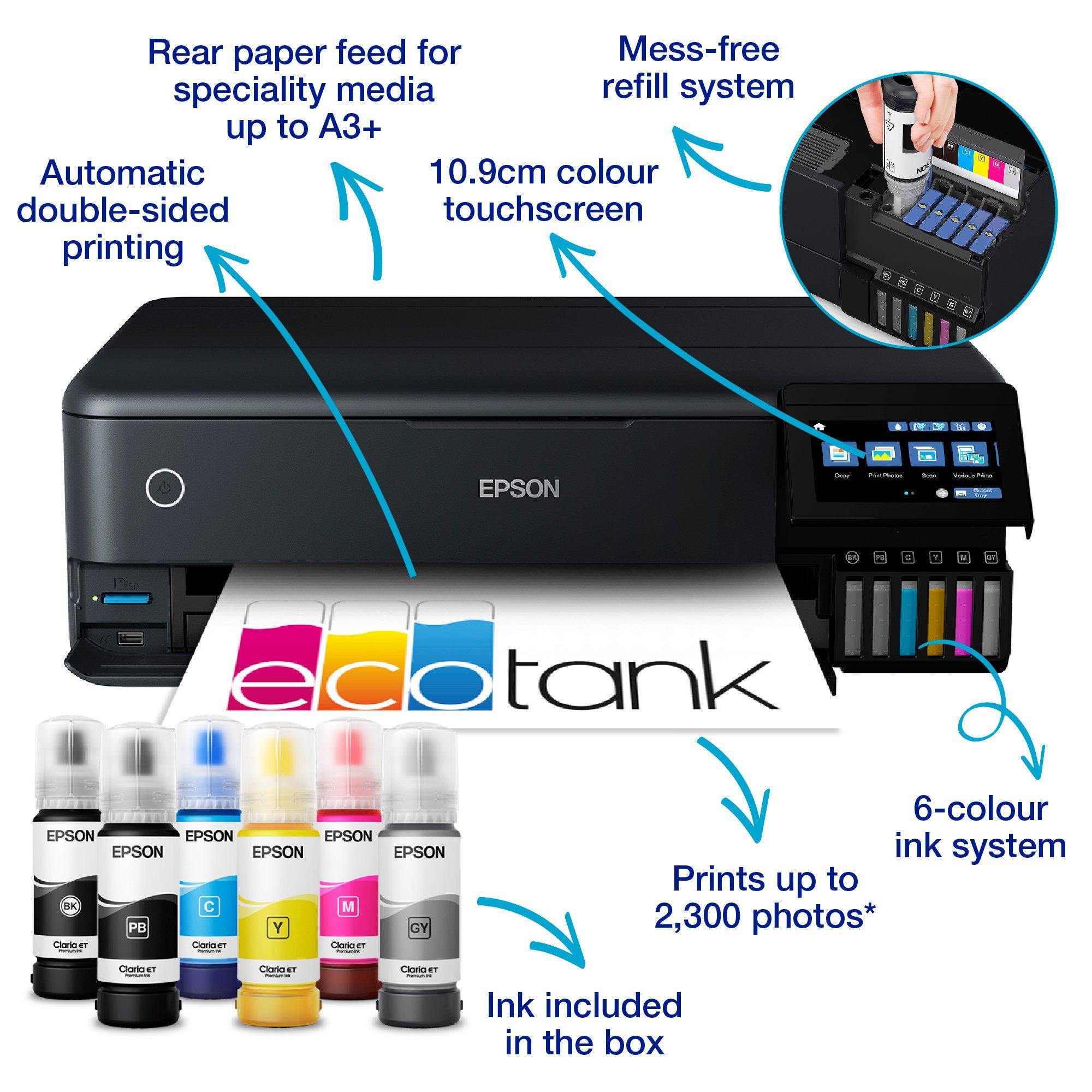EcoTank L8180 A3+ Wi-Fi Ink Tank Photo Printer | Inkjet Printers