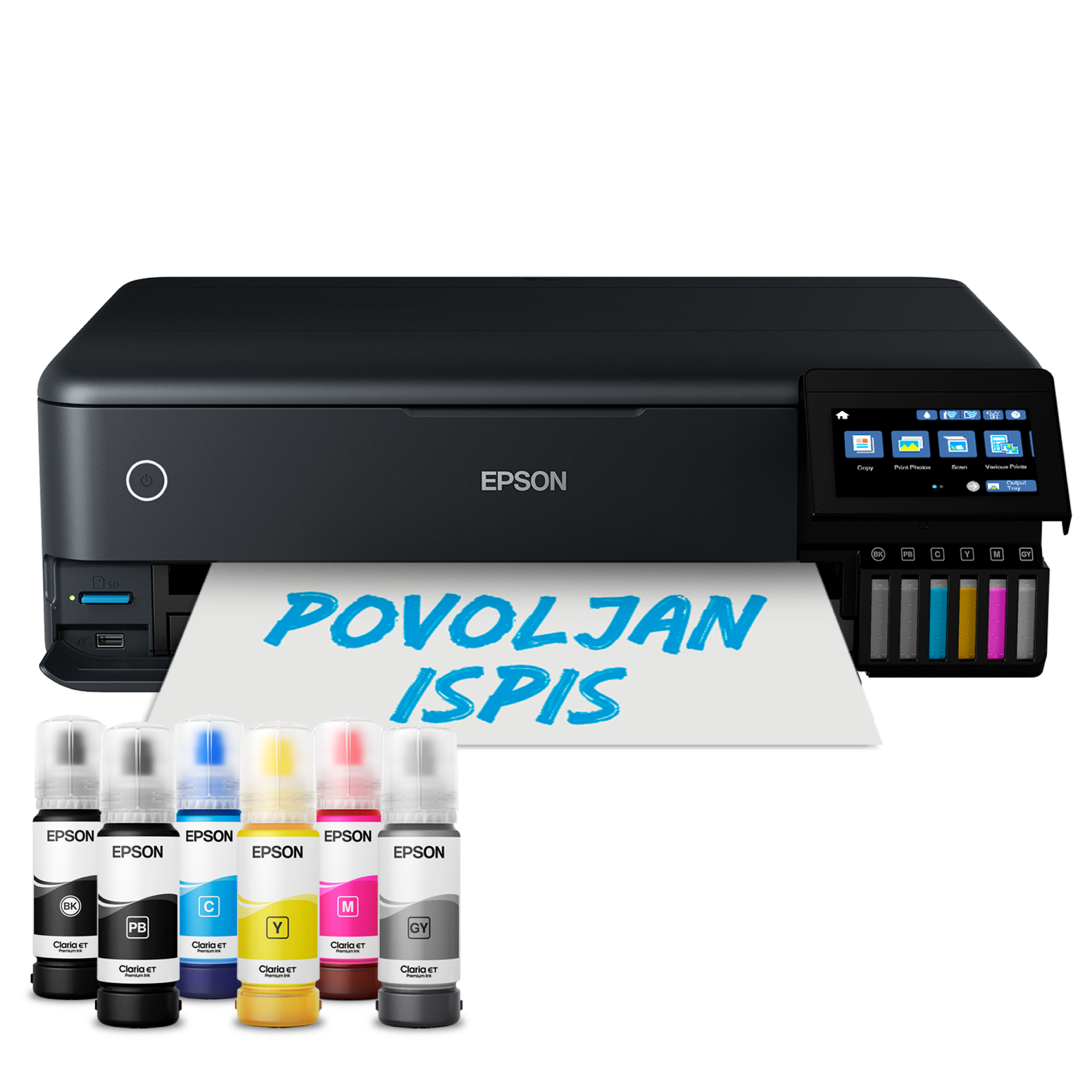 Foto pisač EcoTank L8180 za format A3+ s Wi-Fi vezom i spremnikom za tintu