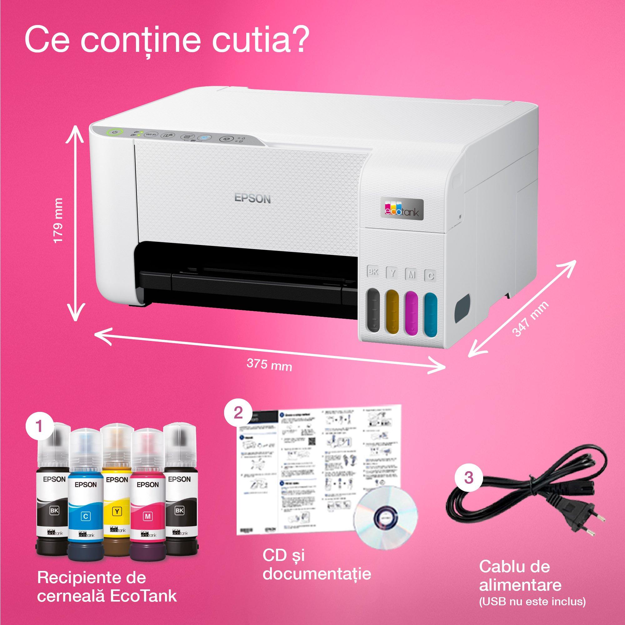 Epson L3256 whats in the box