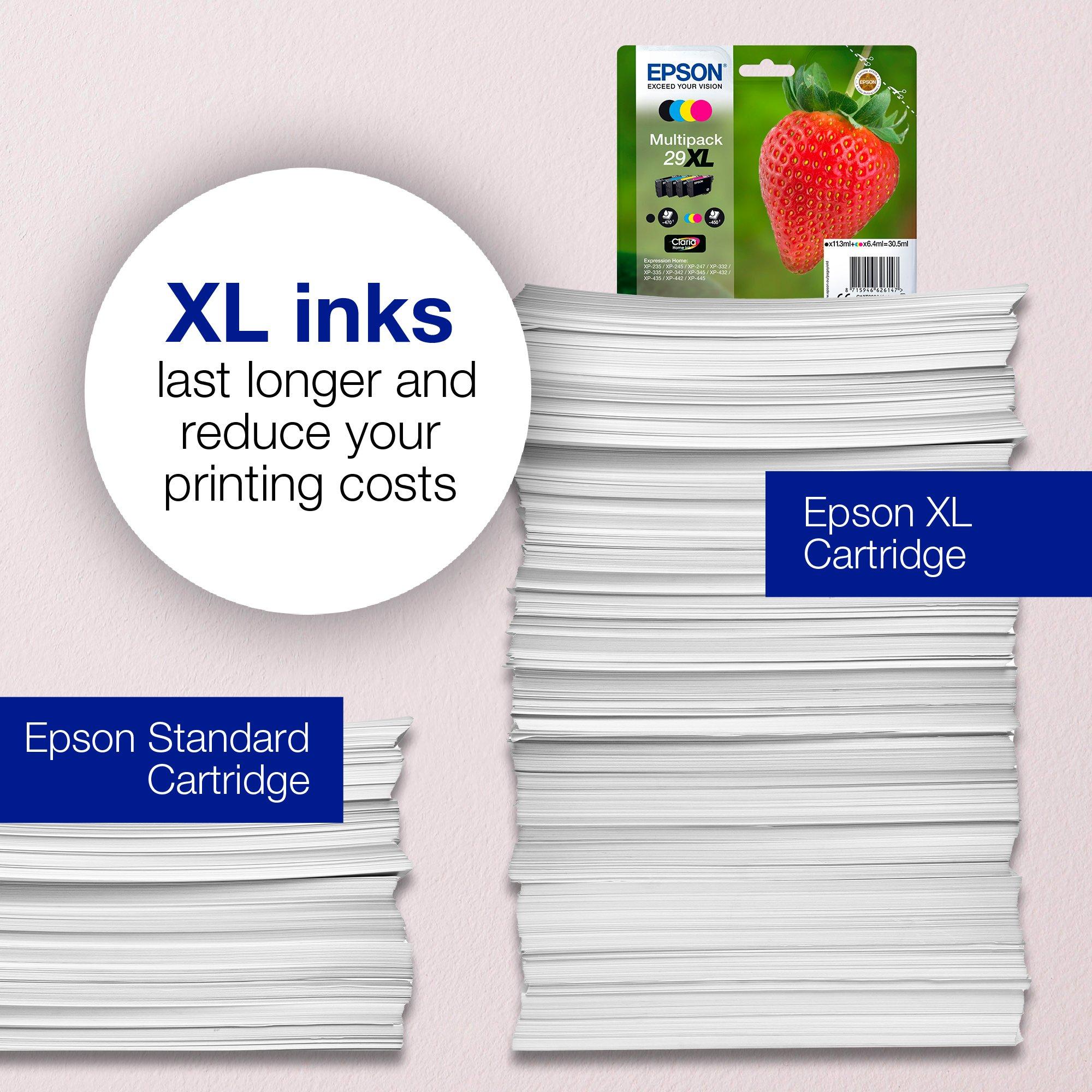 Multipack 4-colours 29XL Claria Home Ink | Ink Consumables | Ink & Paper |  Products | Epson Europe