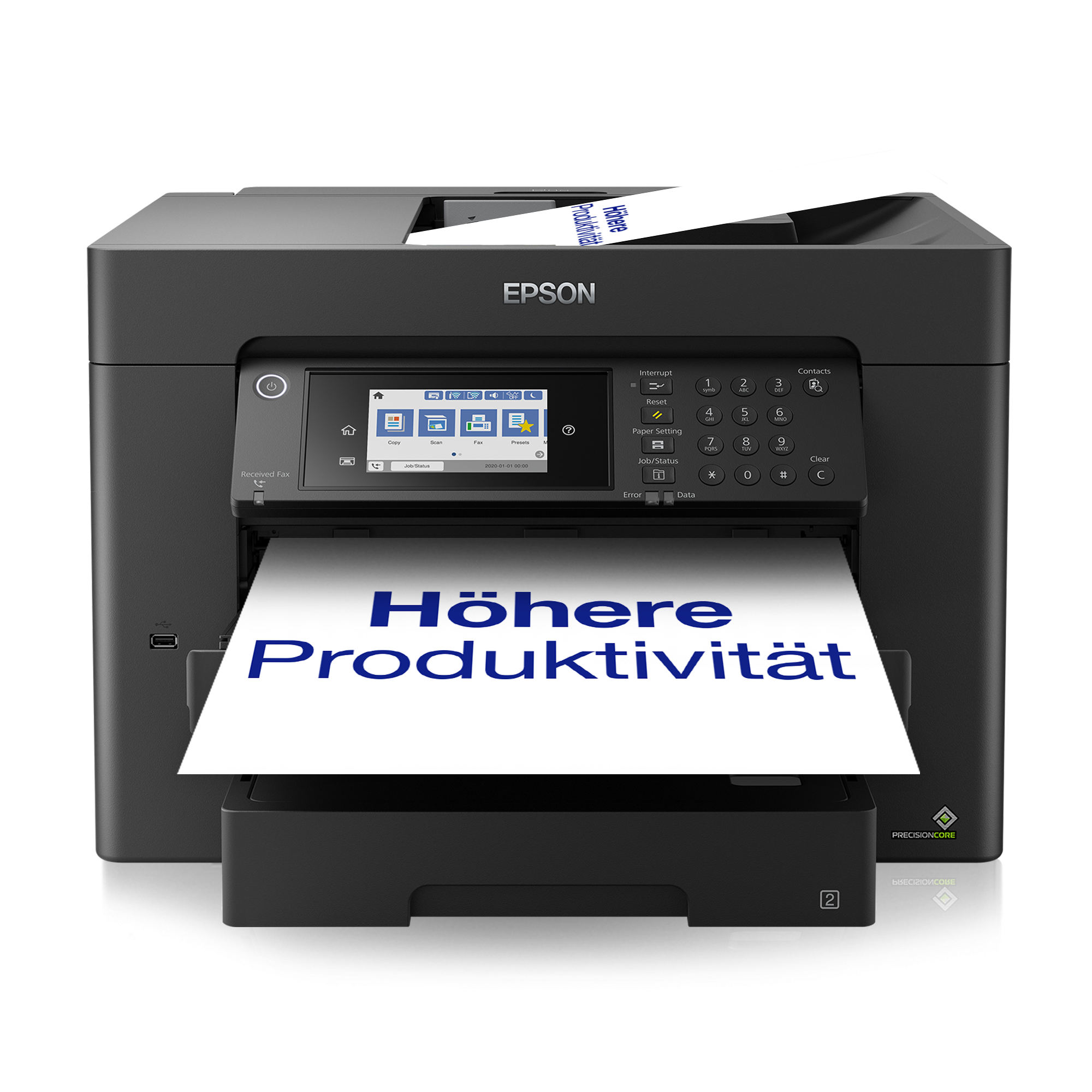 WorkForce WF-7840DTWF A3+ kabelloser Multifunktions-Tintenstrahldrucker inkl. 3 Monaten kostenloser Tinte mit ReadyPrint Flex-Abo*