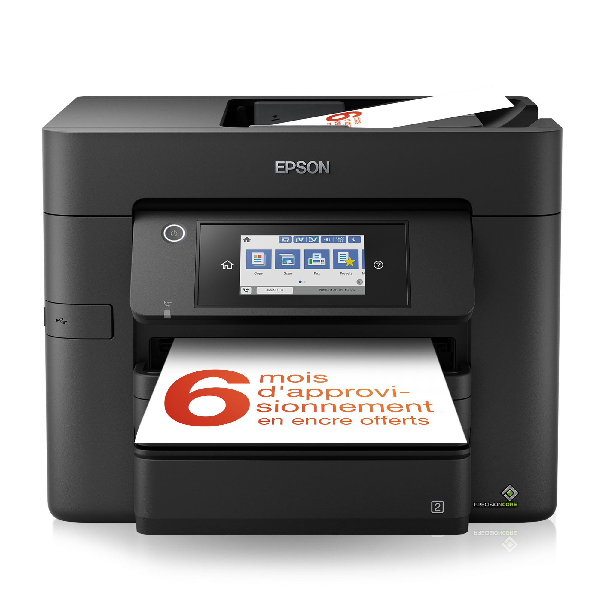 Imprimante multifonction Jet d’Encre A4 WorkForce WF-4830DTWF