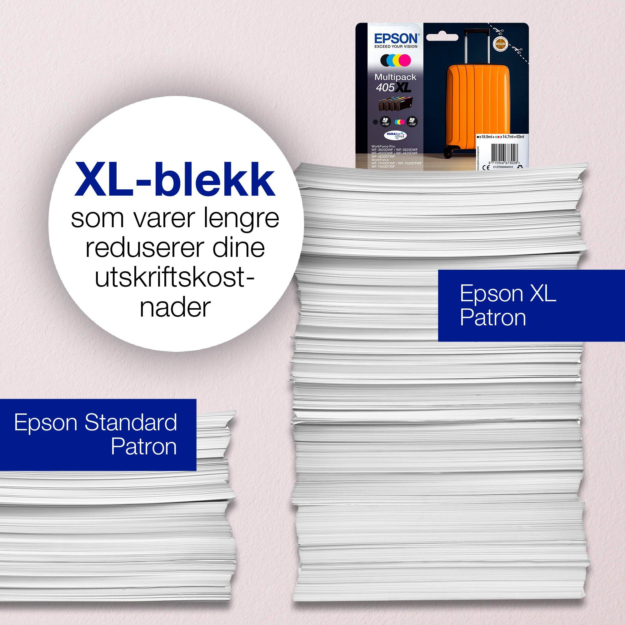 Multipack 4-colours 405XL DURABrite Ultra Ink | Blekk