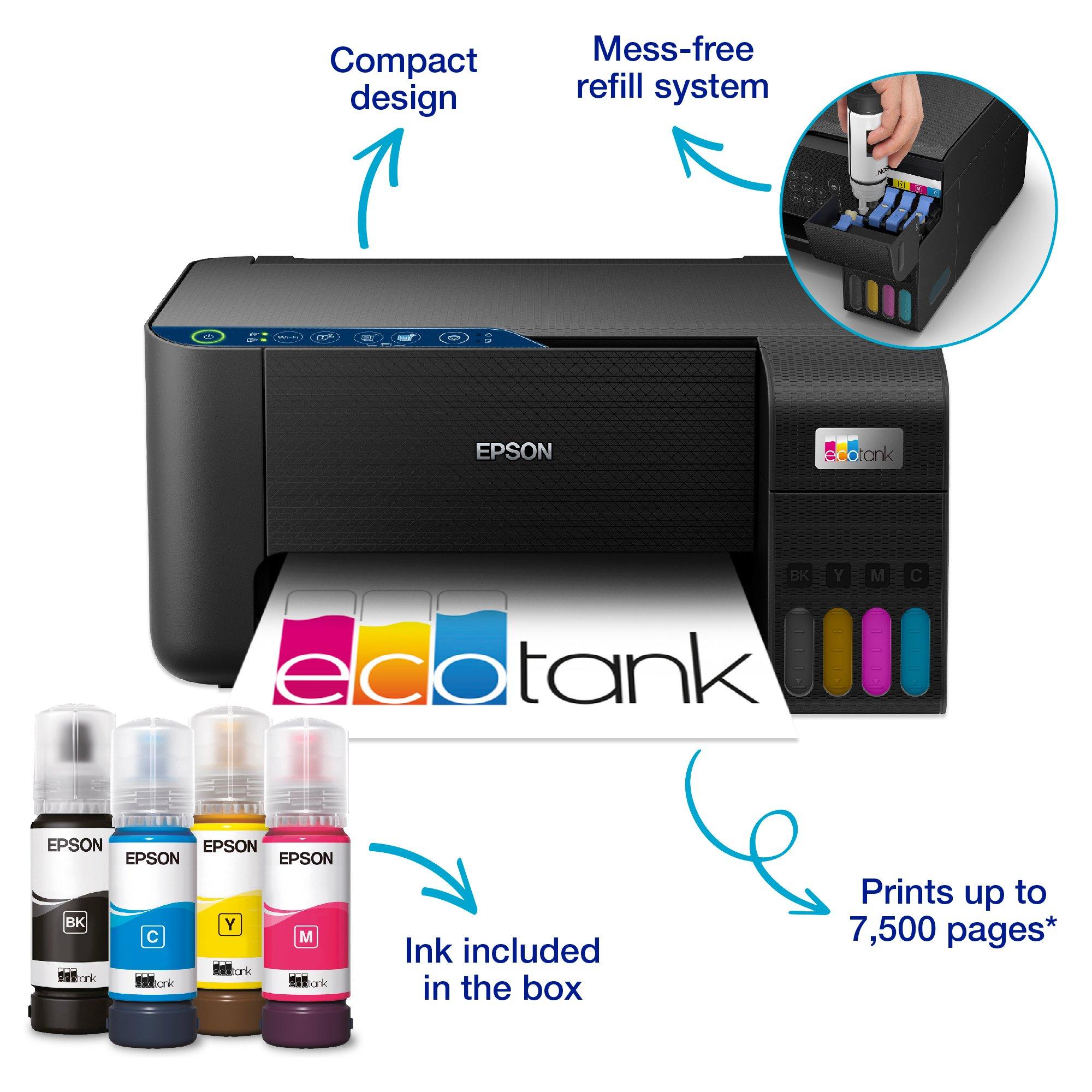 EcoTank ET-2861 A4 Multifunction Wi-Fi Ink Tank Printer, With Up 