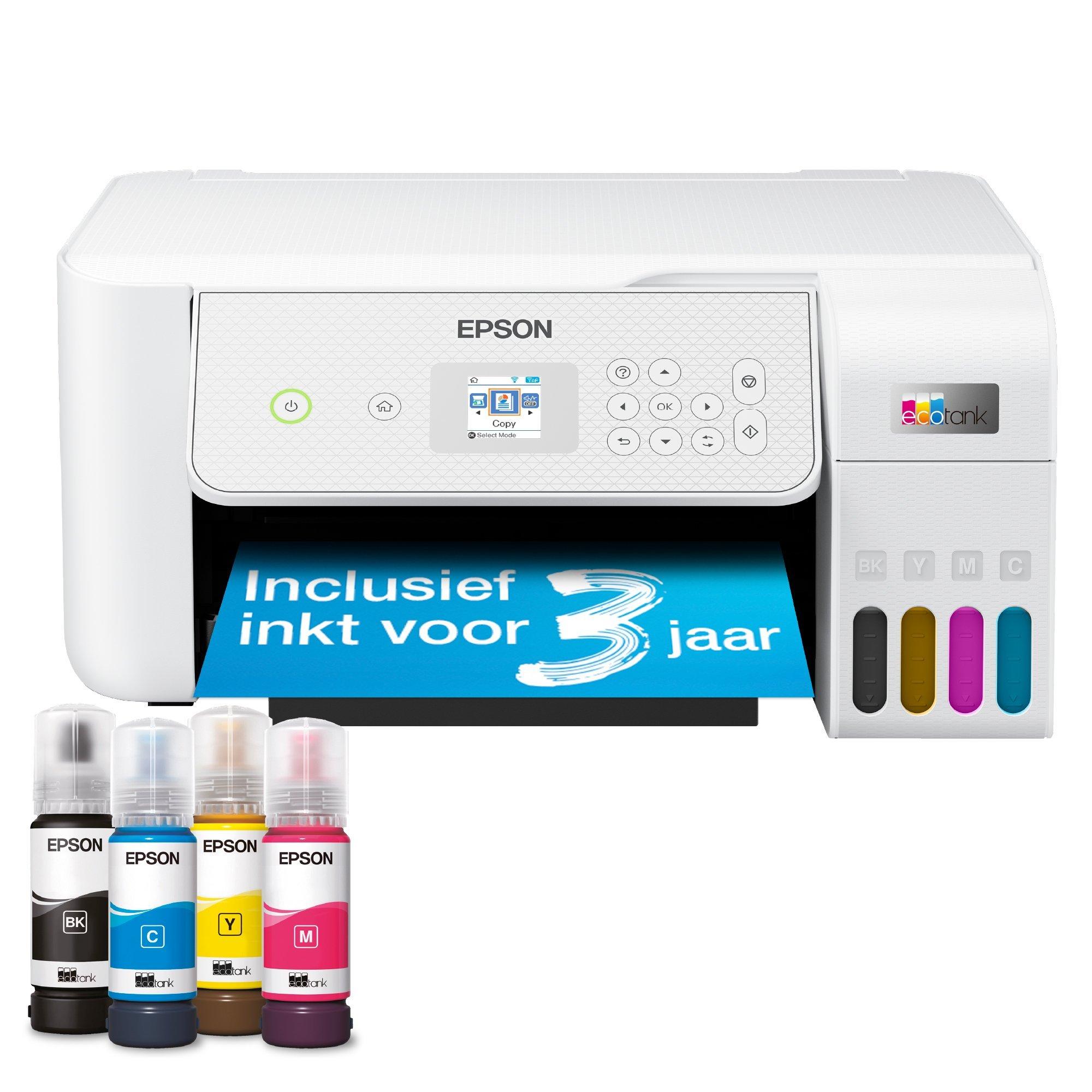 EcoTank ET-2876 multifunctionele A4 Wi-Fi-printer met inkttank, inclusief tot 3 jaar inkt