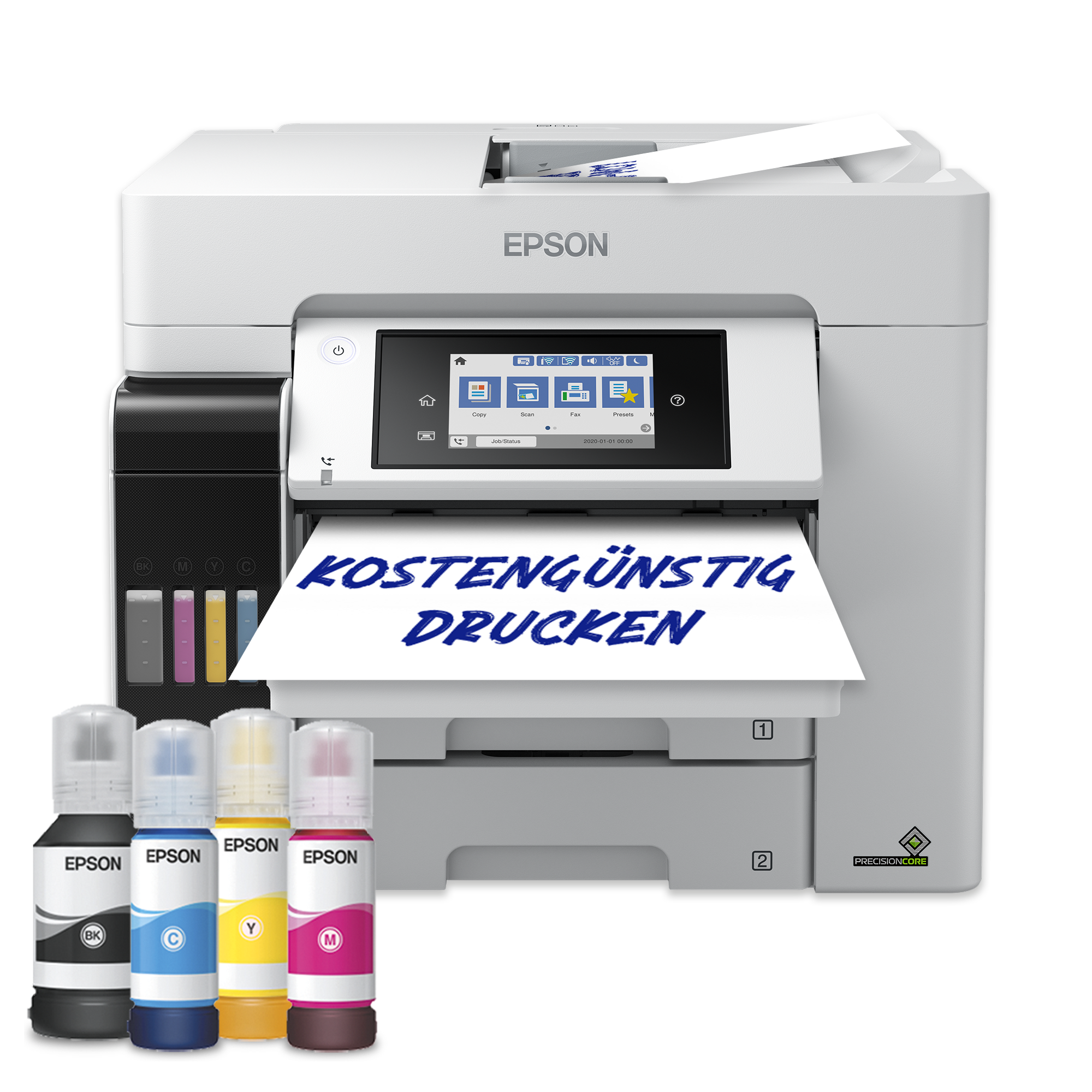 EcoTank ET-5880 A4-Multifunktionsdrucker mit Wi-Fi-Tintentank, Scan-, Kopier- und Faxfunktion