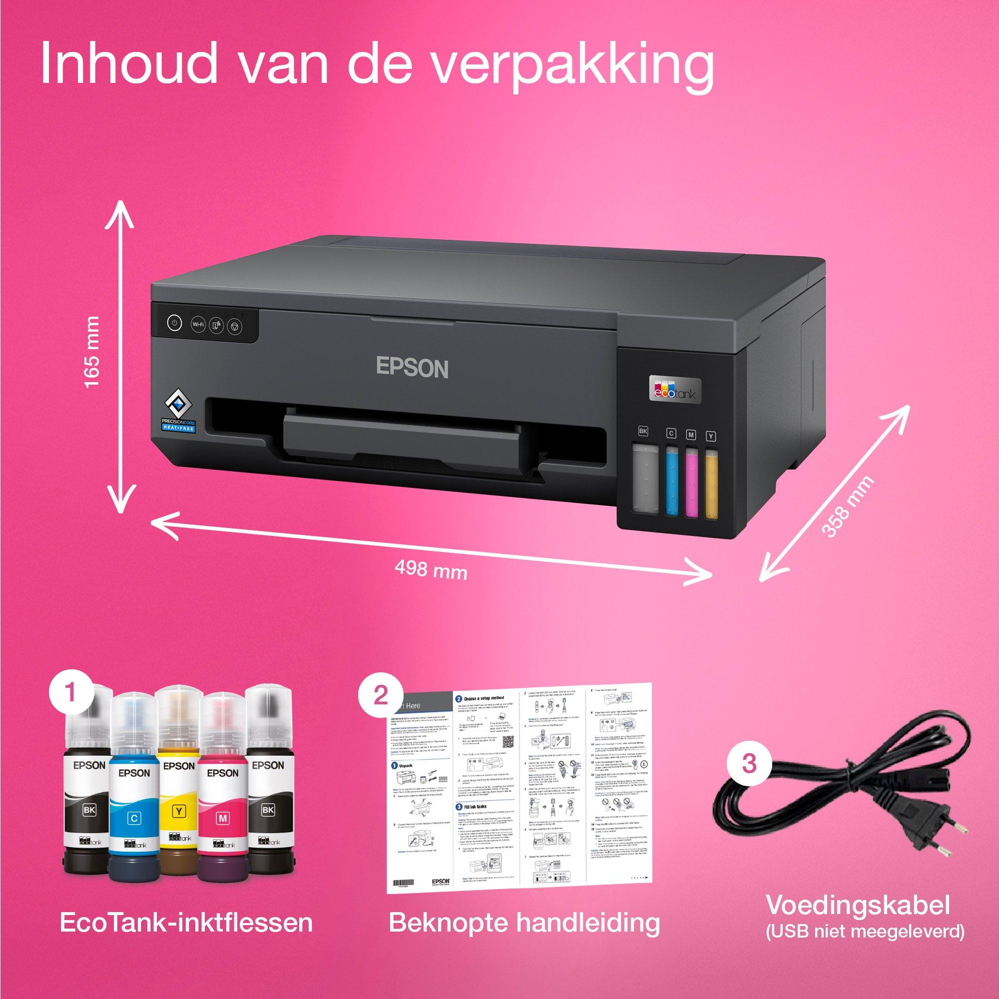 EcoTank ET-14100 A3 Wi-Fi-printer met inkttank, inclusief tot 3 jaar inkt* whats in the box