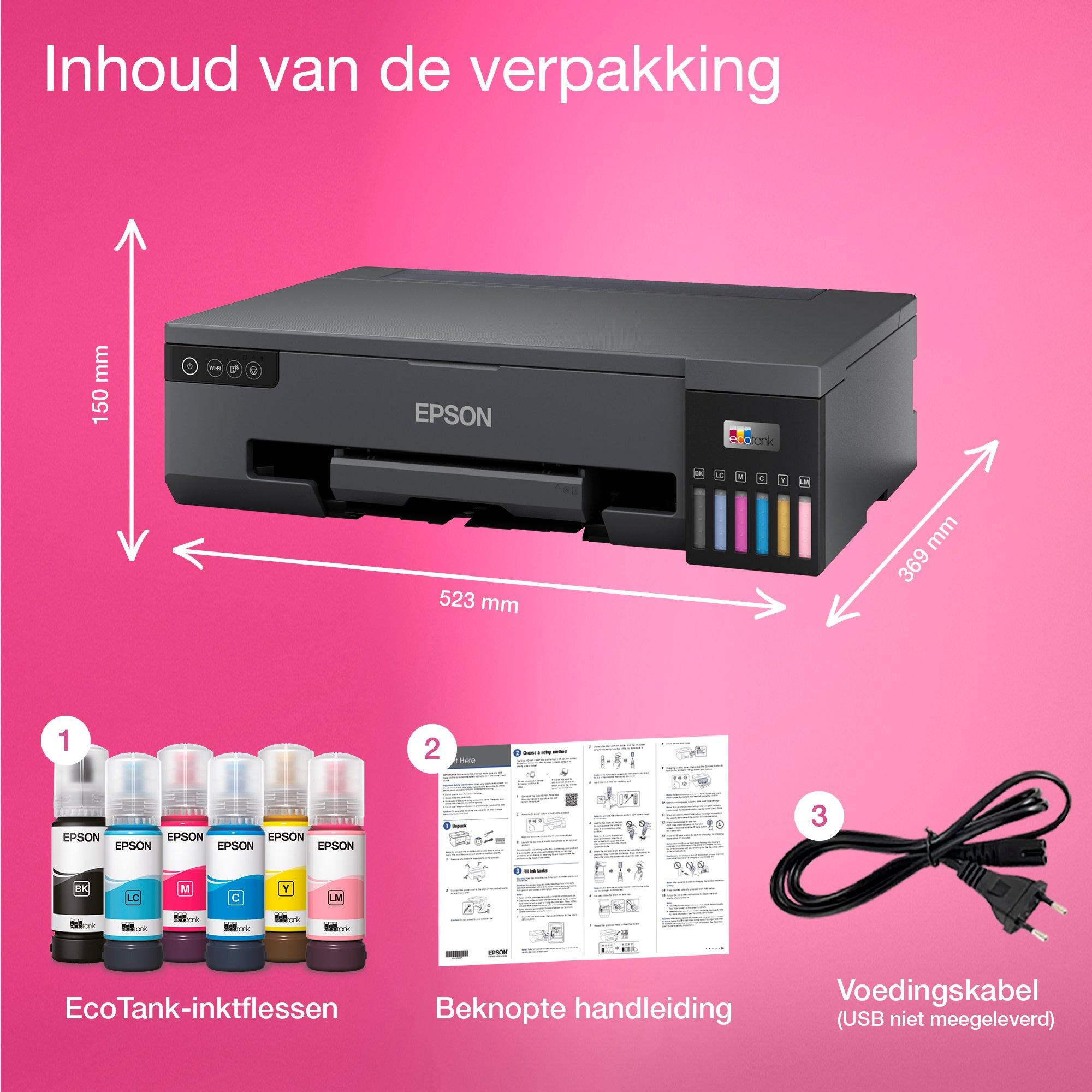 EcoTank ET-18100 A3+ Wi-Fi-fotoprinter met inkttank whats in the box