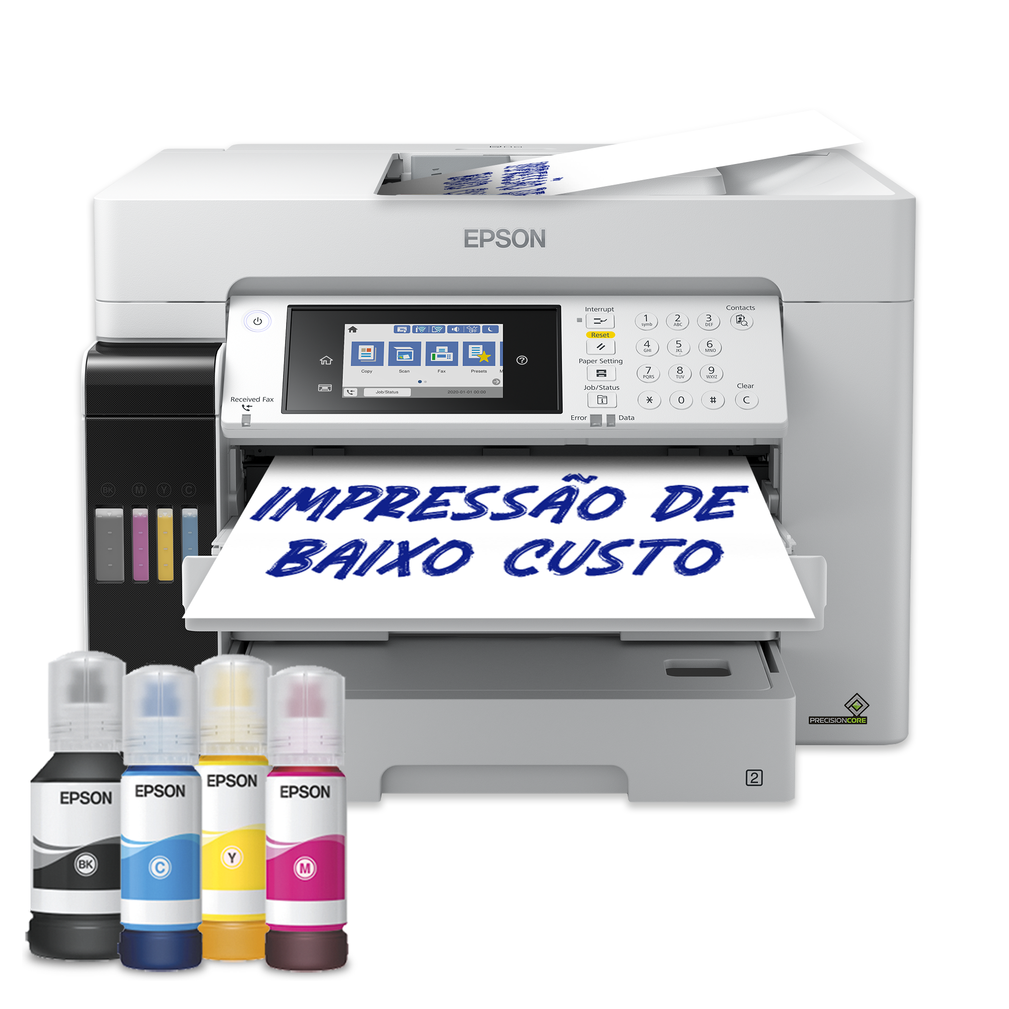 Impressora EcoTank ET-16680 A3 com tanque de tinta Wi-Fi multifunções com digitalização, cópia e fax