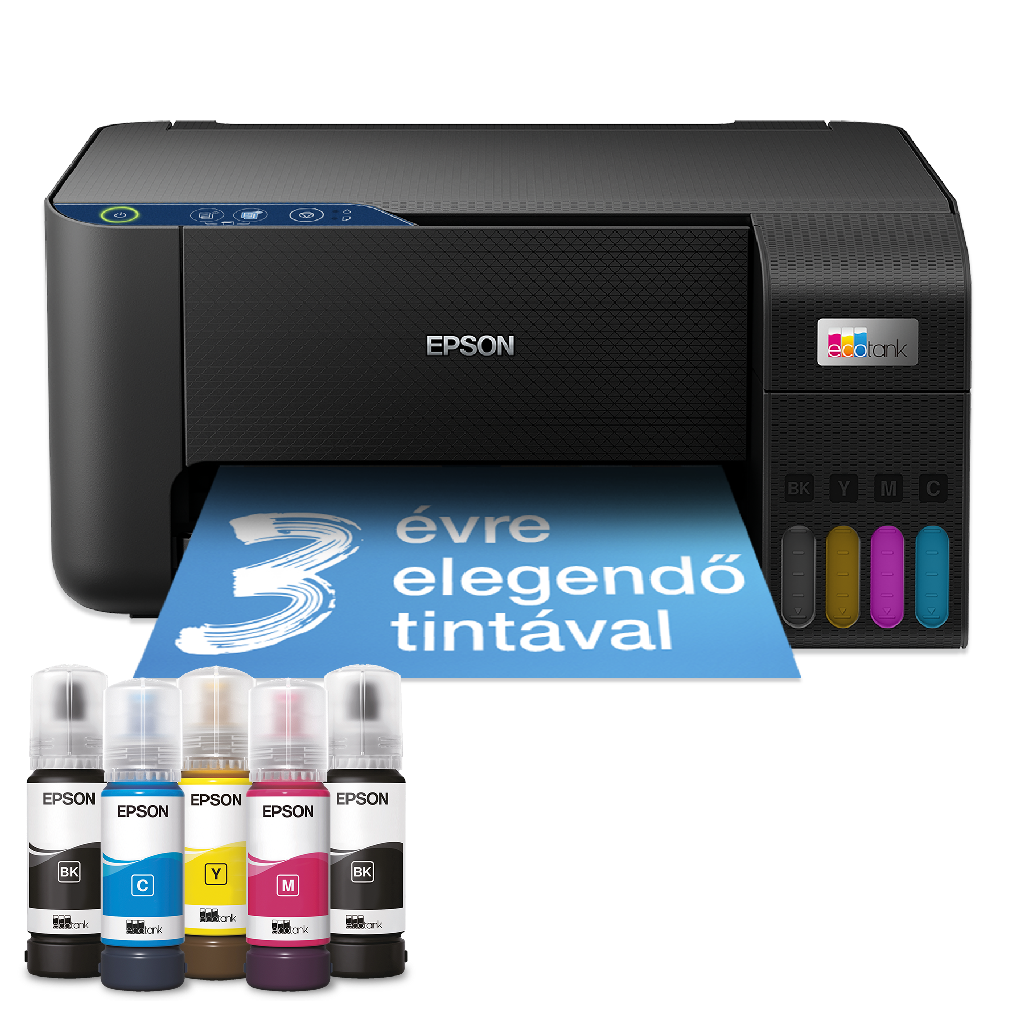 EcoTank L3231 többfunkciós, külső tintatartályos nyomtató, akár 3 évre elegendő tintával