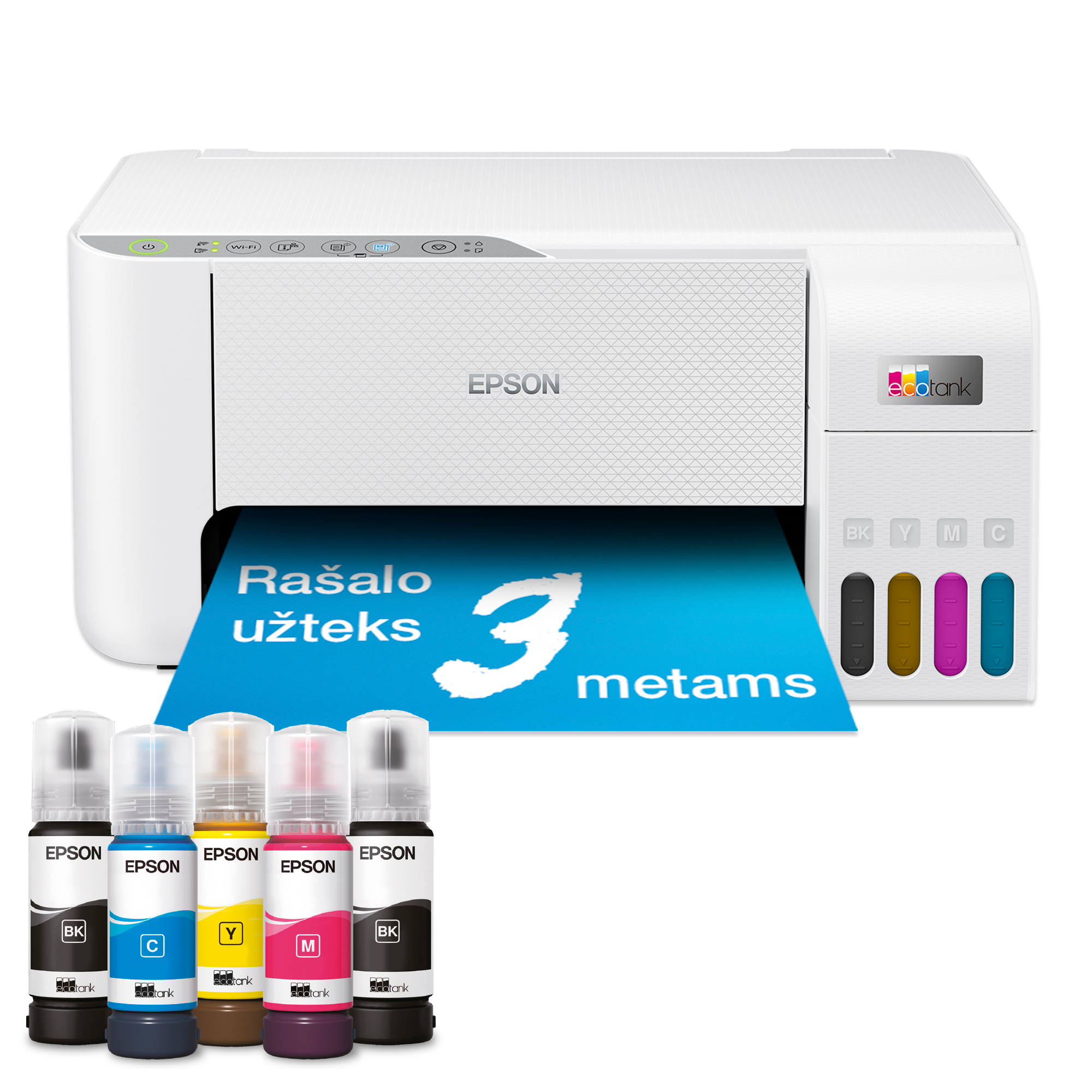EPSON - lg 108 EcoTank Light Magenta ink bottle | Rašalo eksploatacinės