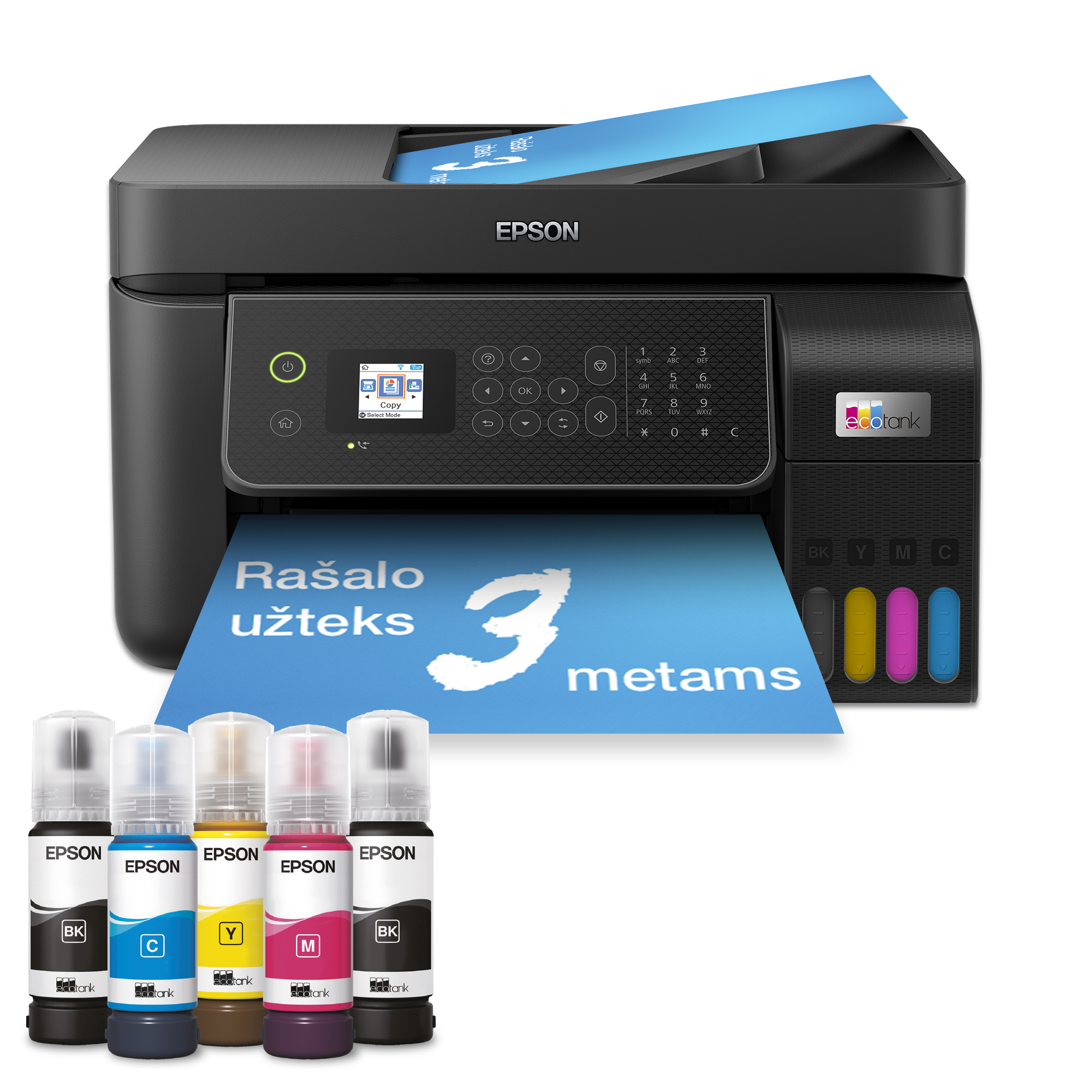 EPSON - lg 108 EcoTank Light Magenta ink bottle | Rašalo eksploatacinės