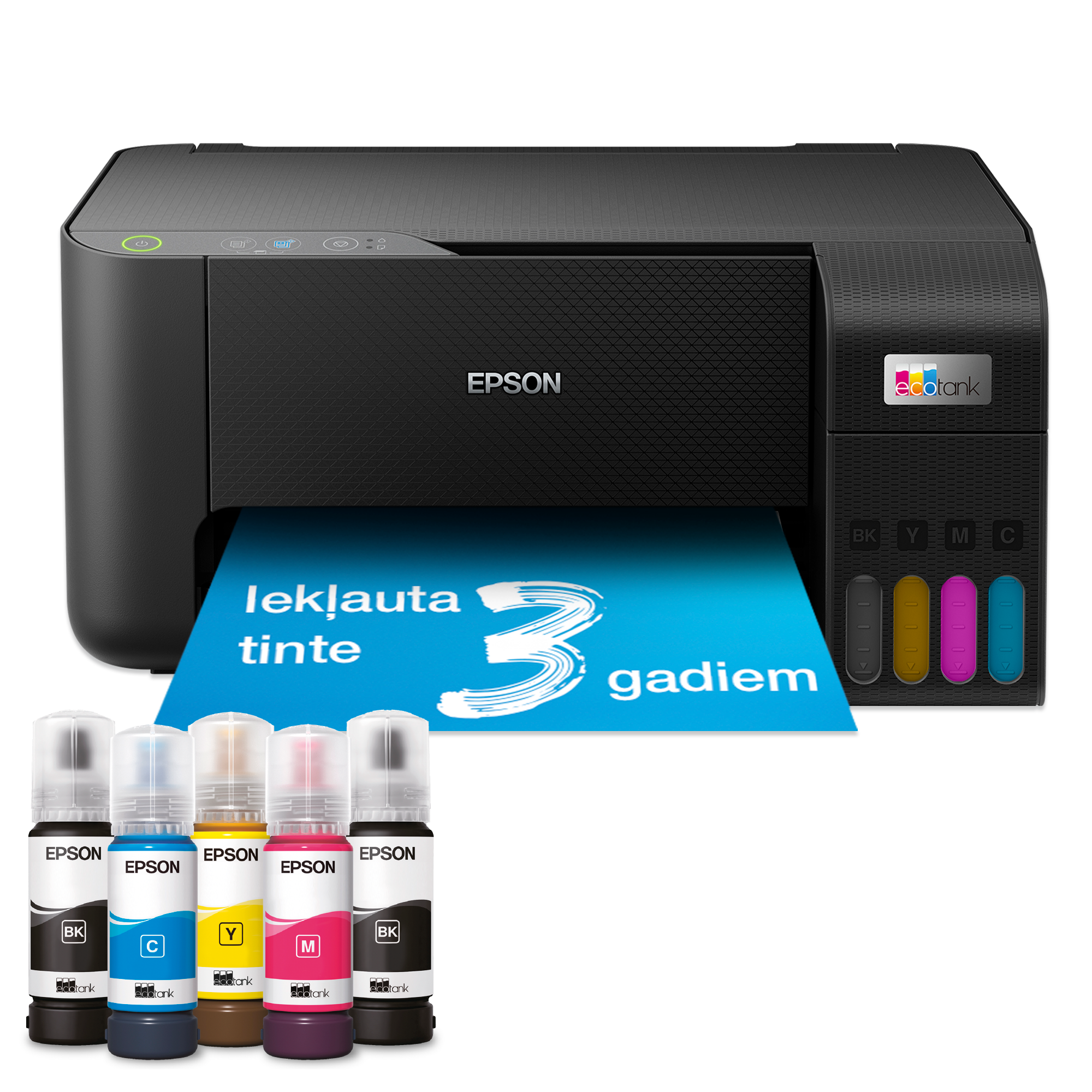 EcoTank L3230 daudzfunkciju tintes tvertnes printeris ar komplektācijā iekļautu tinti līdz pat 3 gadiem