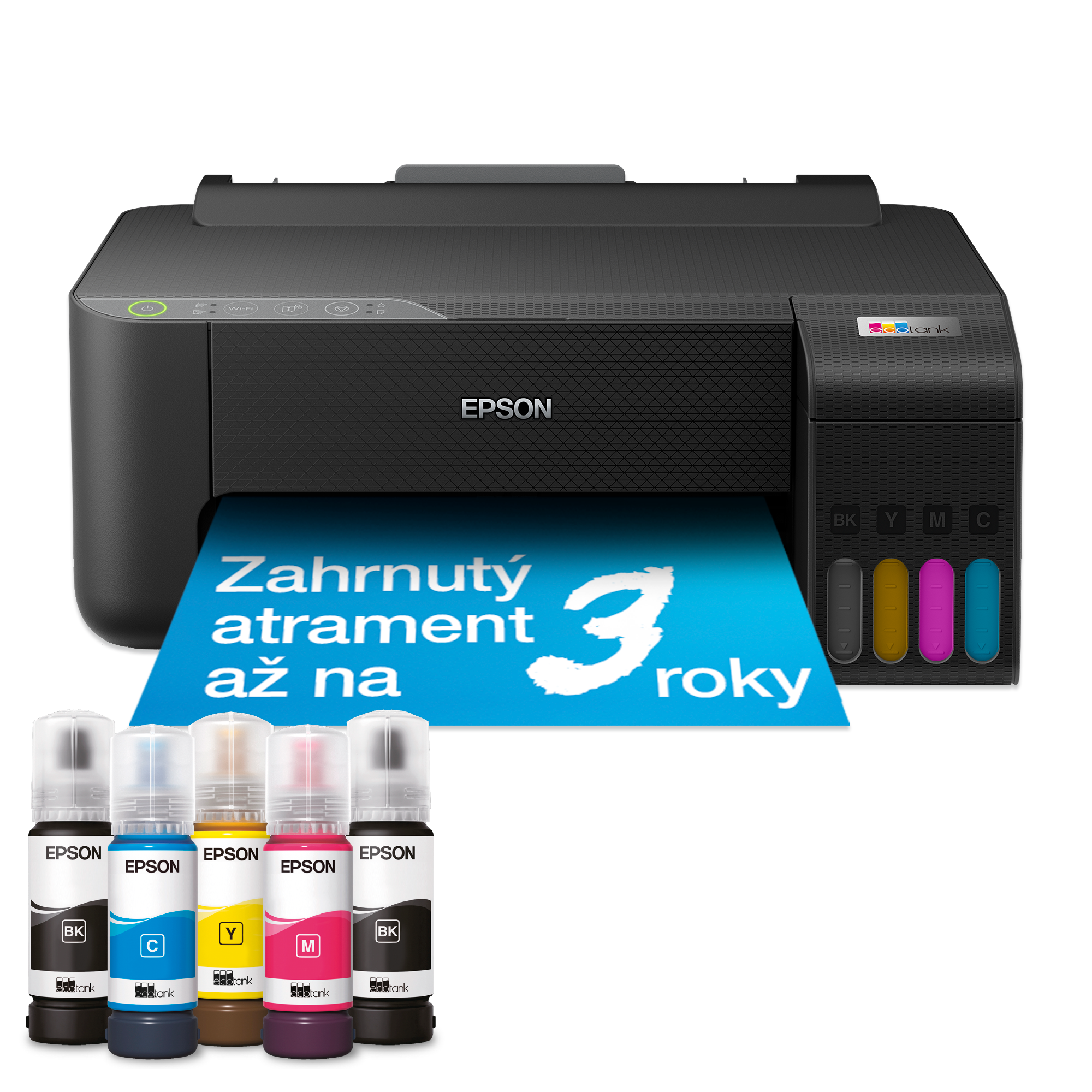 Tlačiareň EcoTank L1270 formátu A4, s Wi-Fi, atramentovým zásobníkom a atramentom až na 3 roky