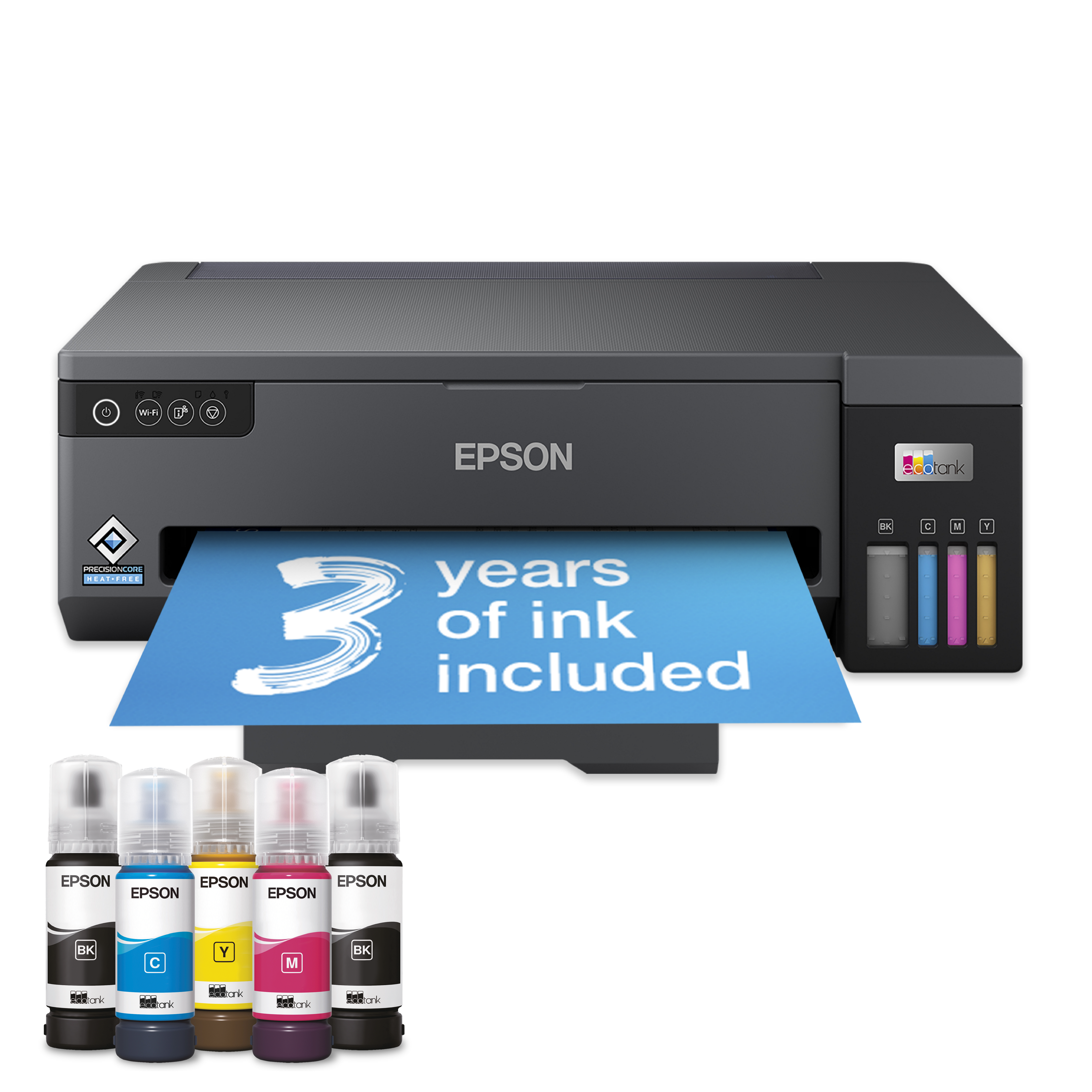 EcoTank L11050 A3 Wi-Fi Ink Tank Printer, With Up To 3 Years Of Ink Included*