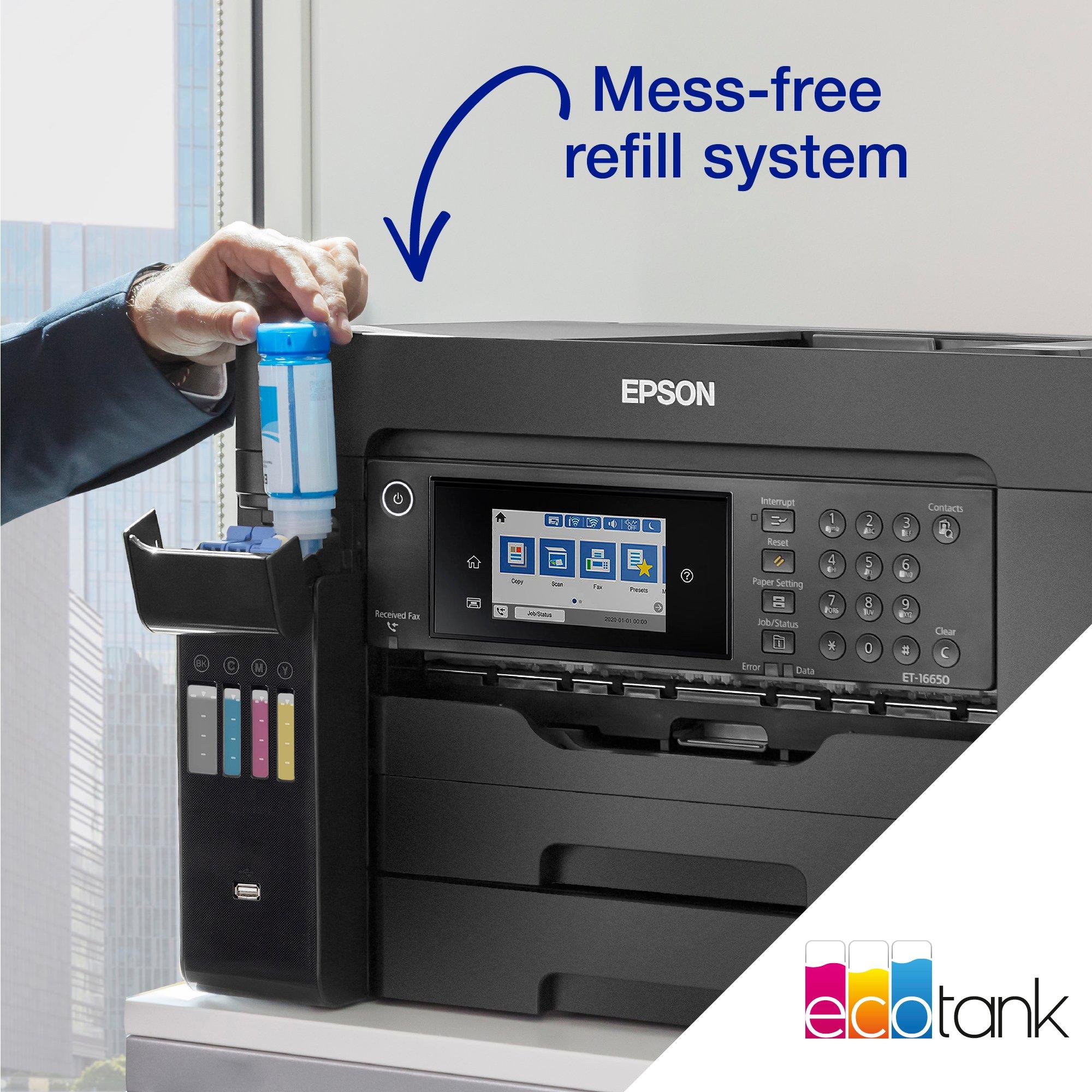 מדפסת &rlm;הזרקת דיו &rlm;משולבת Epson EcoTank L15150 אפסון