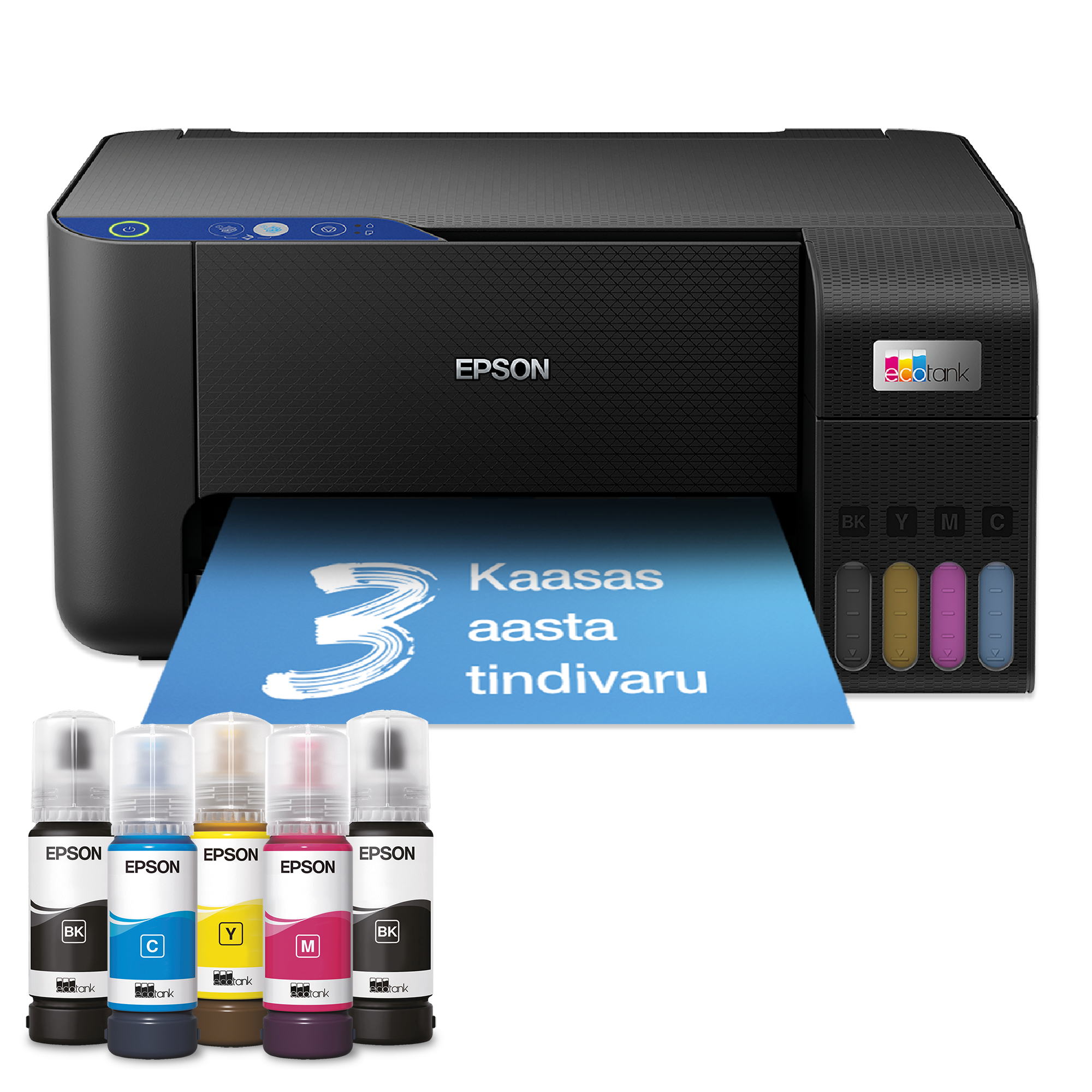 EcoTank L3211 multifunktsionaalne tindimahutiga printer, kaasas kuni 3 aasta jagu tinti