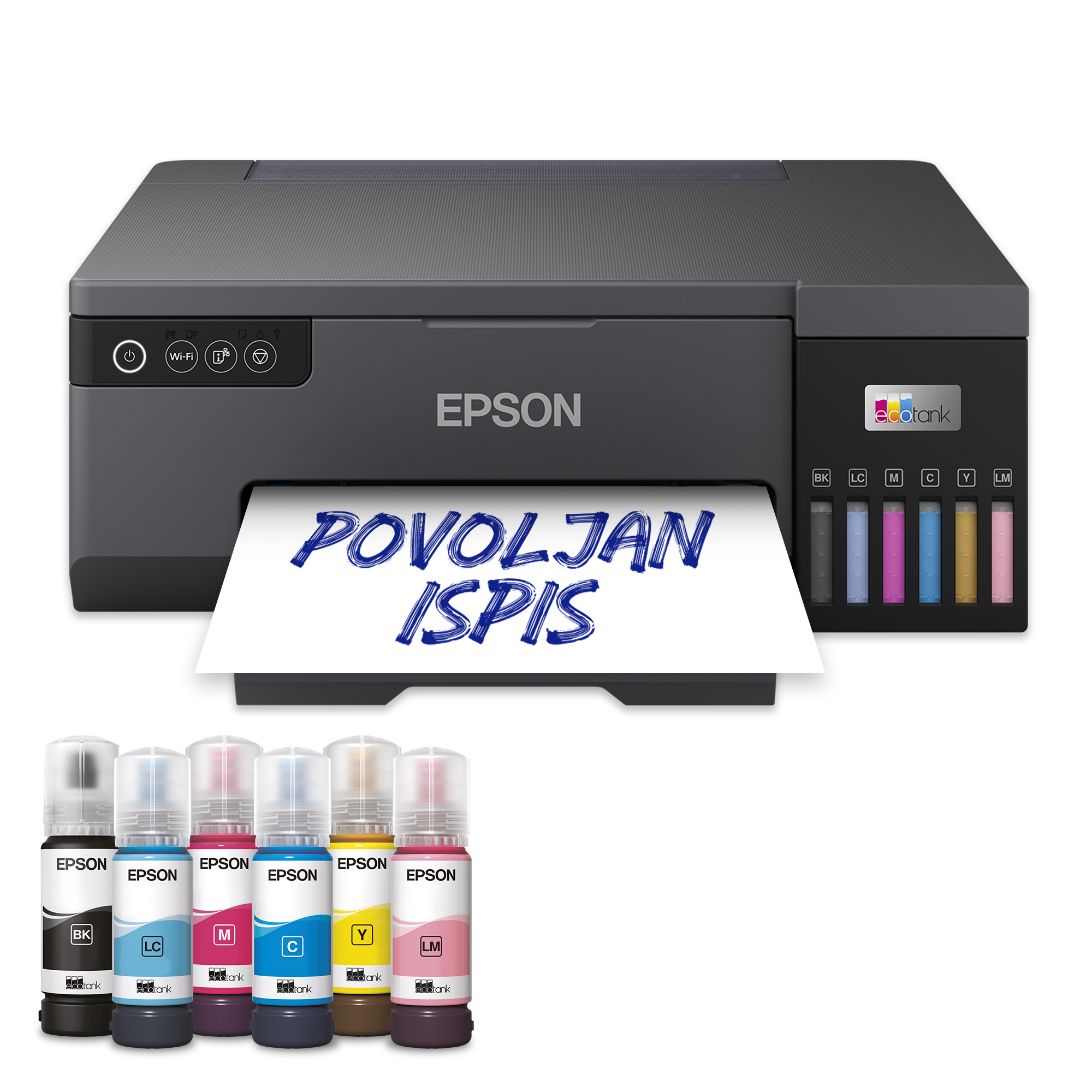 Foto pisač EcoTank L8050 za format A4 s Wi-Fi vezom i spremnikom za tintu