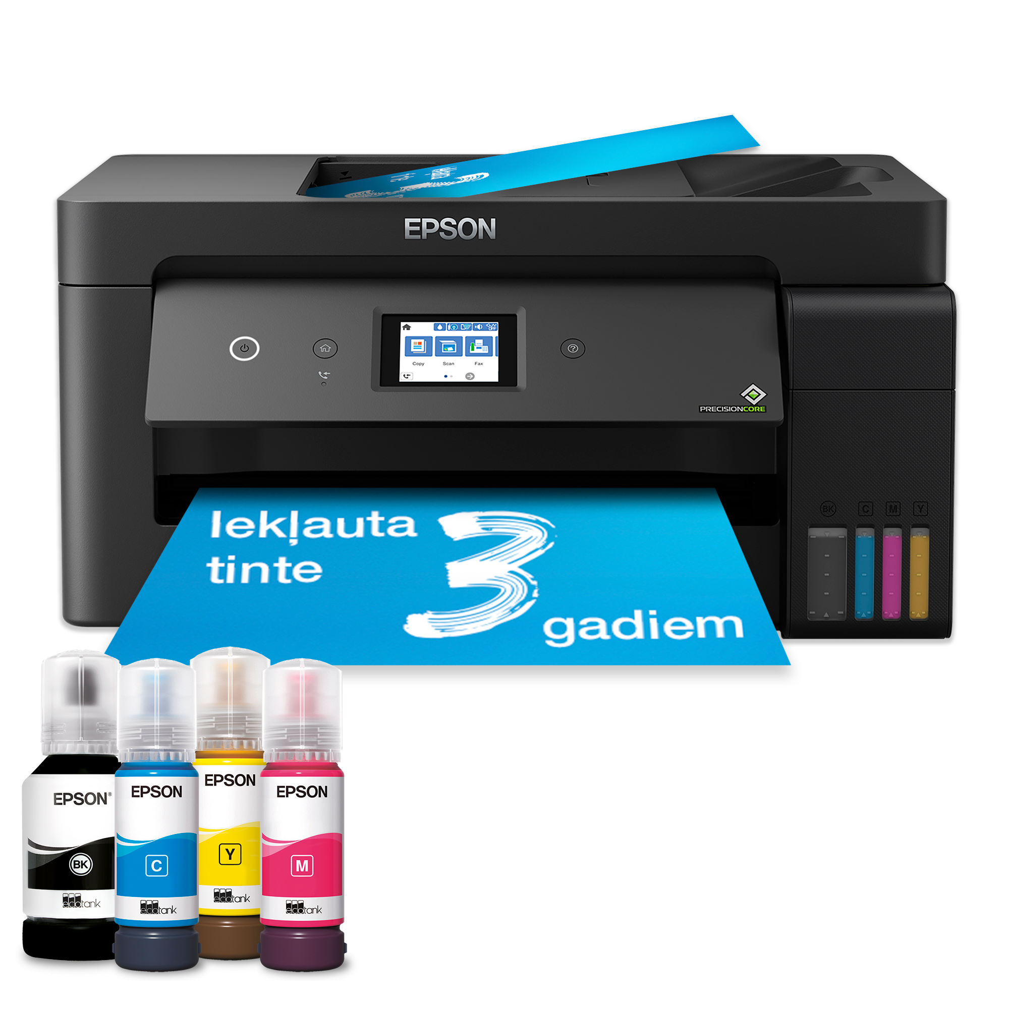 EcoTank L14150 A3+ daudzfunkciju Wi-Fi tintes tvertnes printeris ar komplektācijā iekļautu tinti līdz pat 3 gadiem