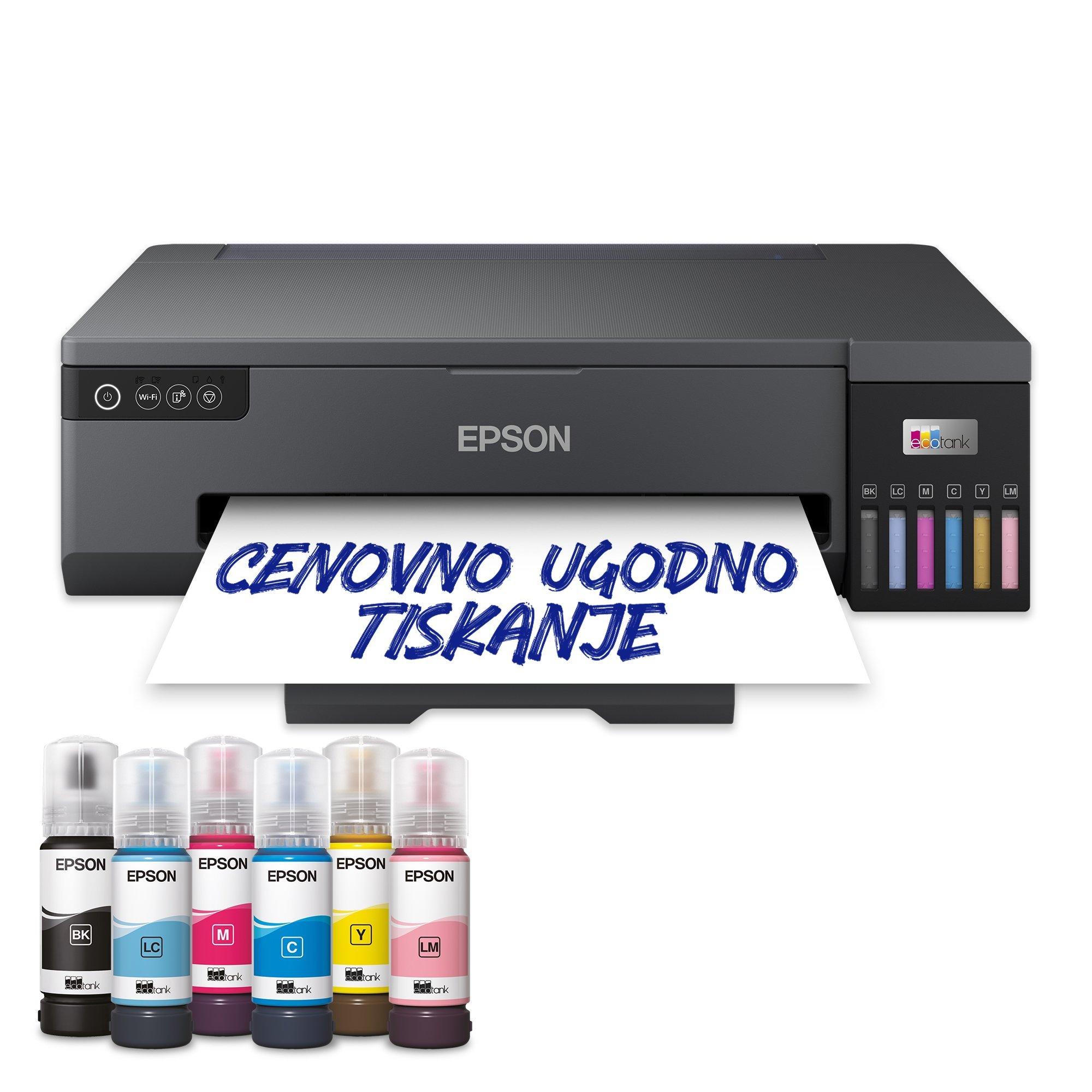 Tiskalnik fotografij A3+ EcoTank L18050 s posodo s črnilom in povezljivostjo Wi-Fi