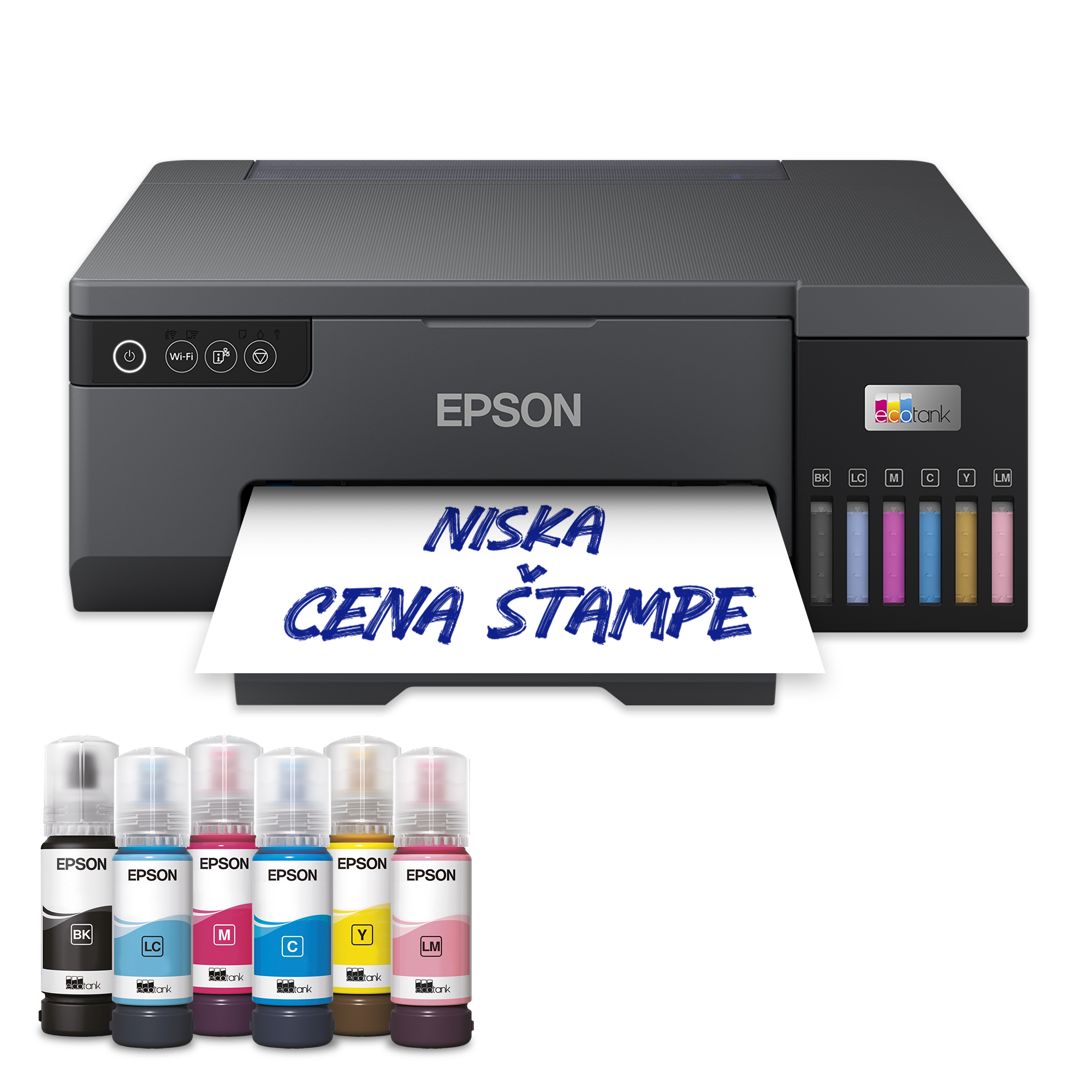 Foto-štampač EcoTank L8050 formata A4 sa rezervoarom za mastilo i Wi-Fi vezom