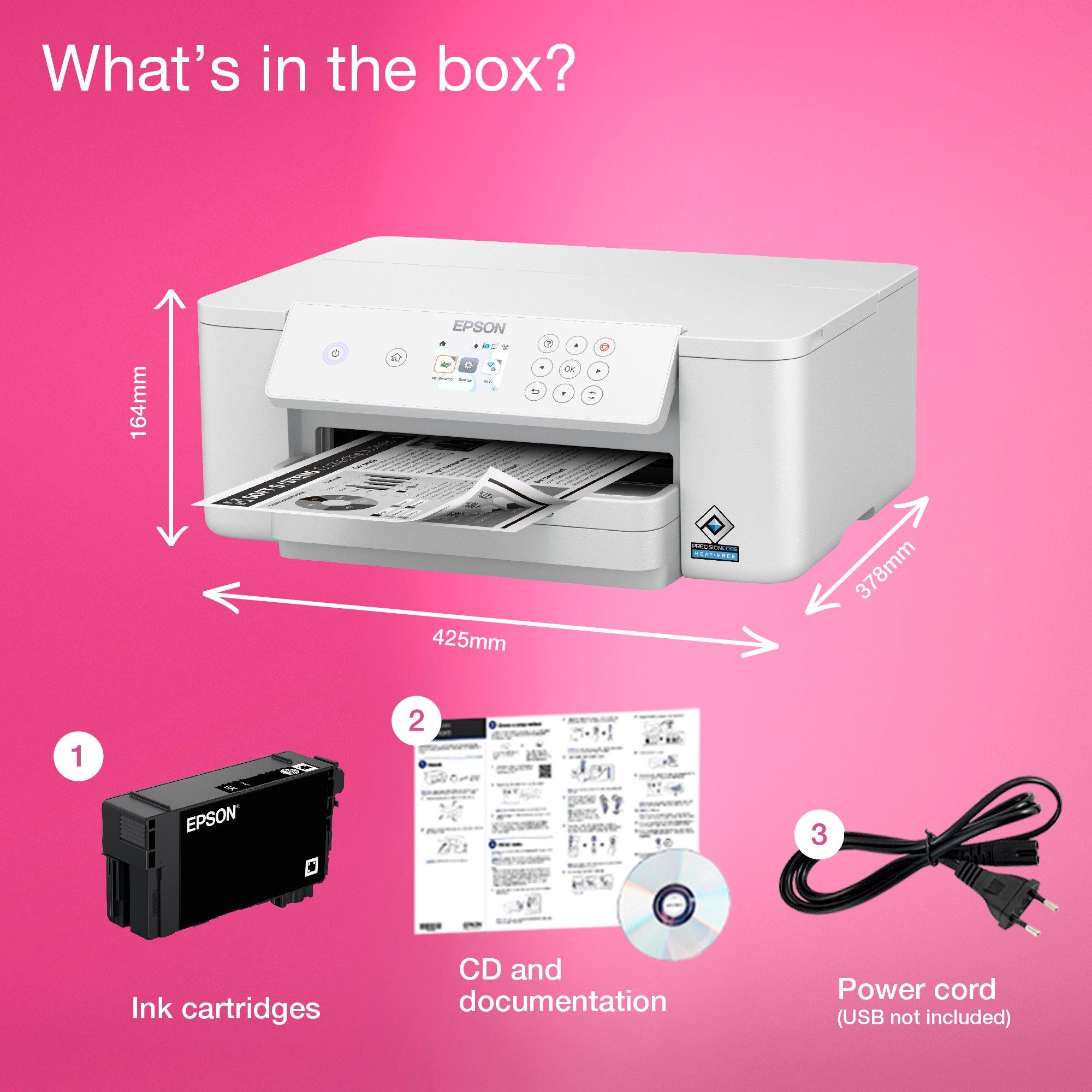 WorkForce Pro WF-M4119DW whats in the box