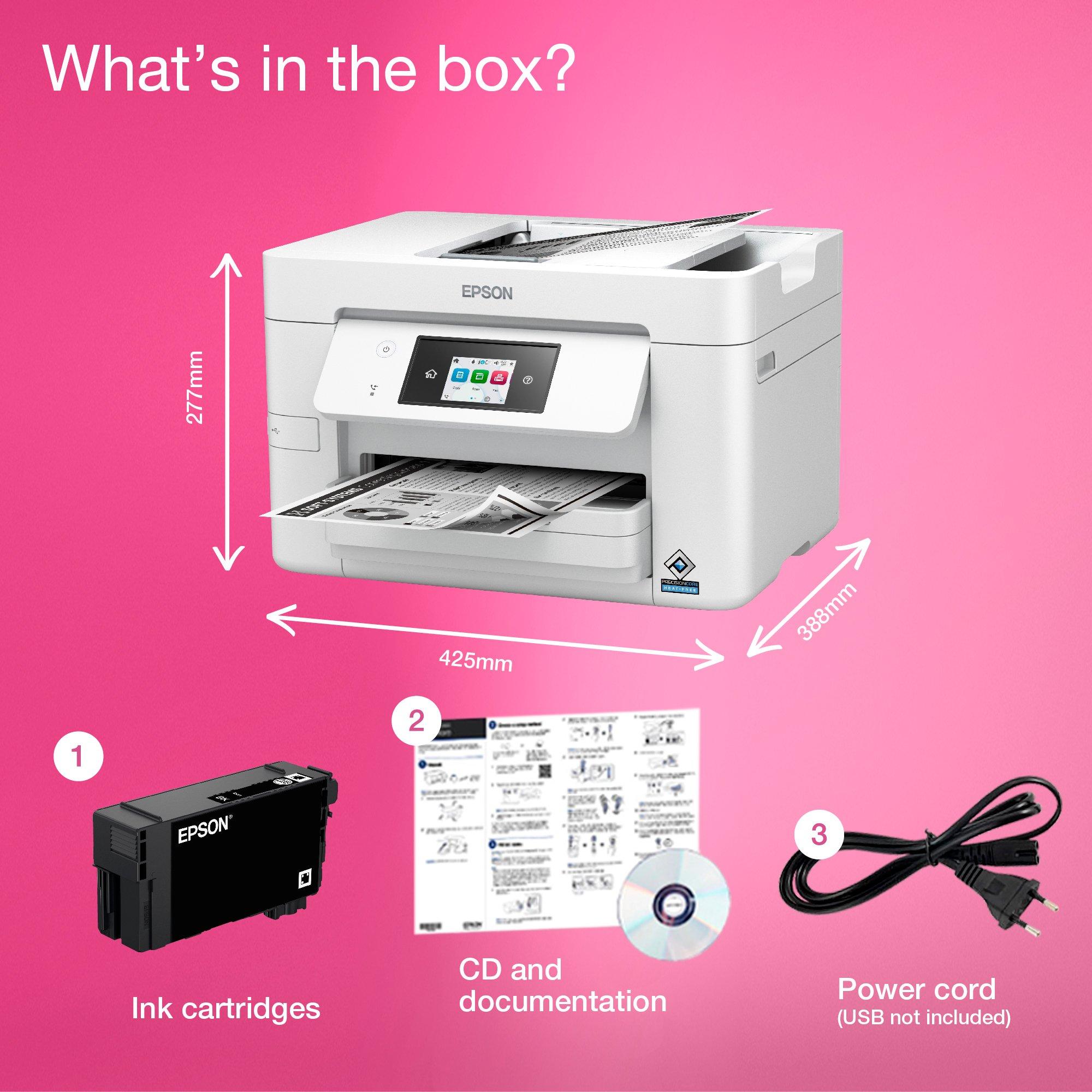 WorkForce Pro WF-M4619DWF whats in the box