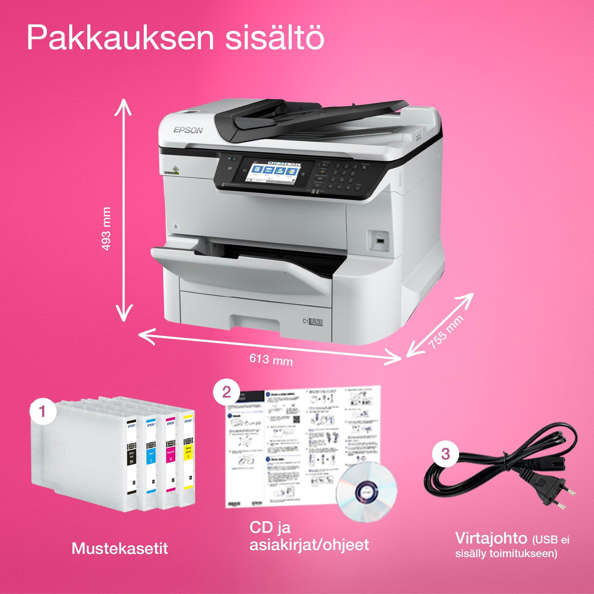 WorkForce Pro WF-C8690DWF whats in the box