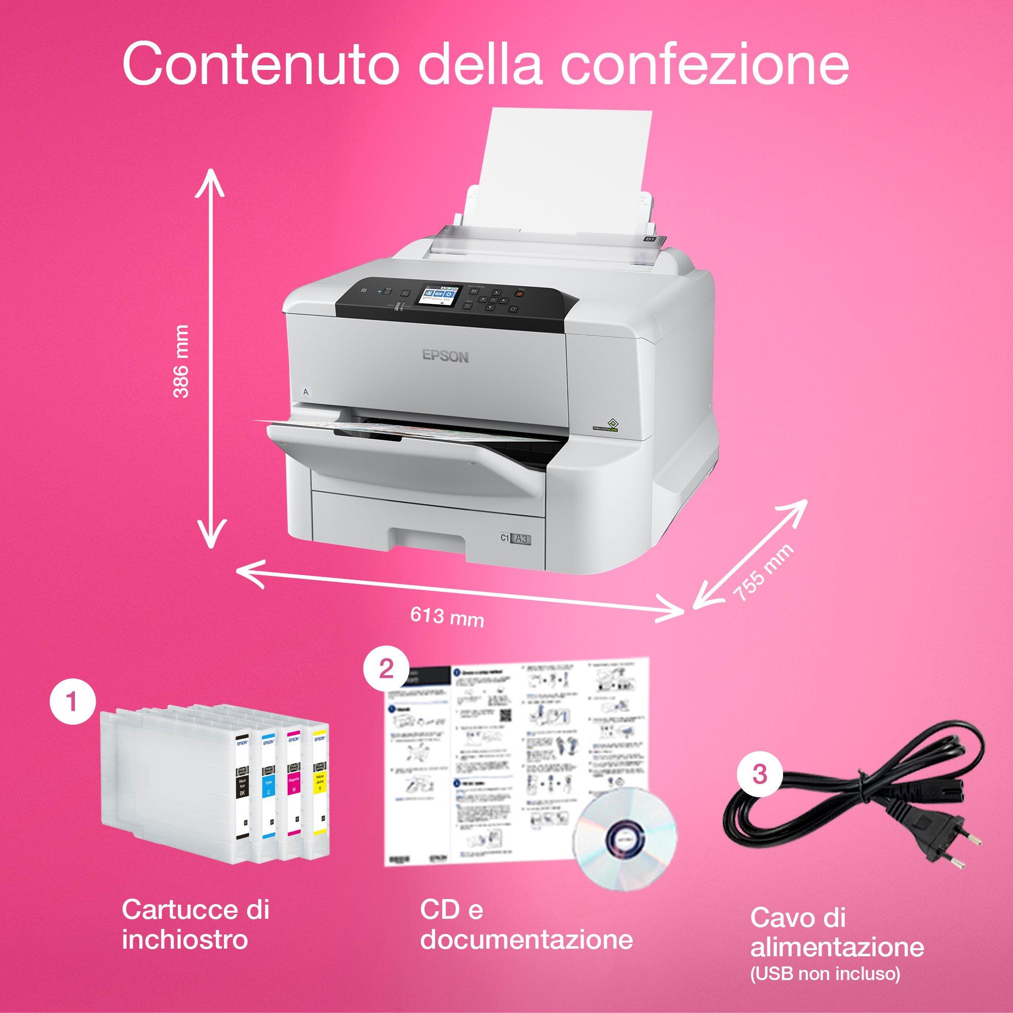 WorkForce Pro WF-C8190DW whats in the box