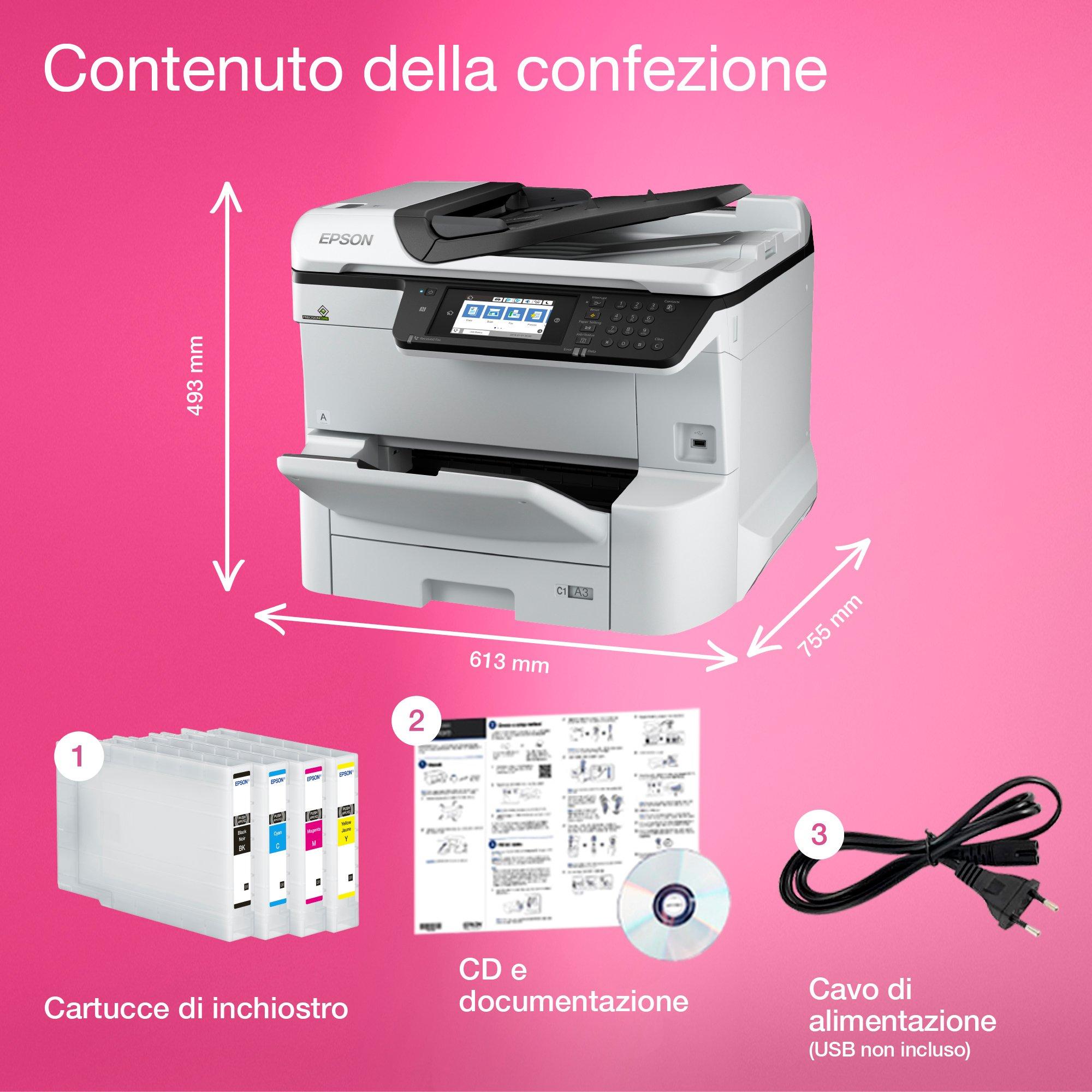 WorkForce Pro WF-C8690DWF whats in the box