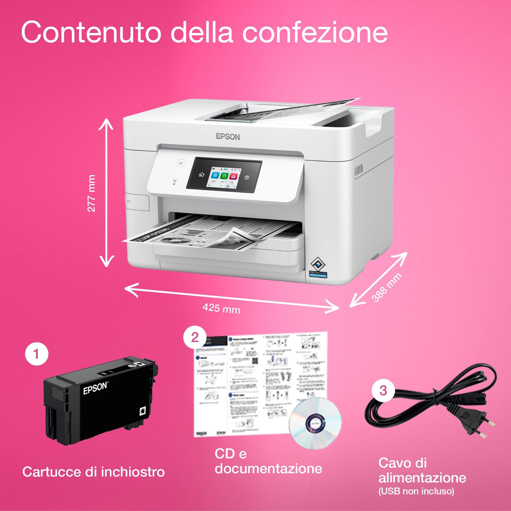WorkForce Pro WF-M4619DWF whats in the box