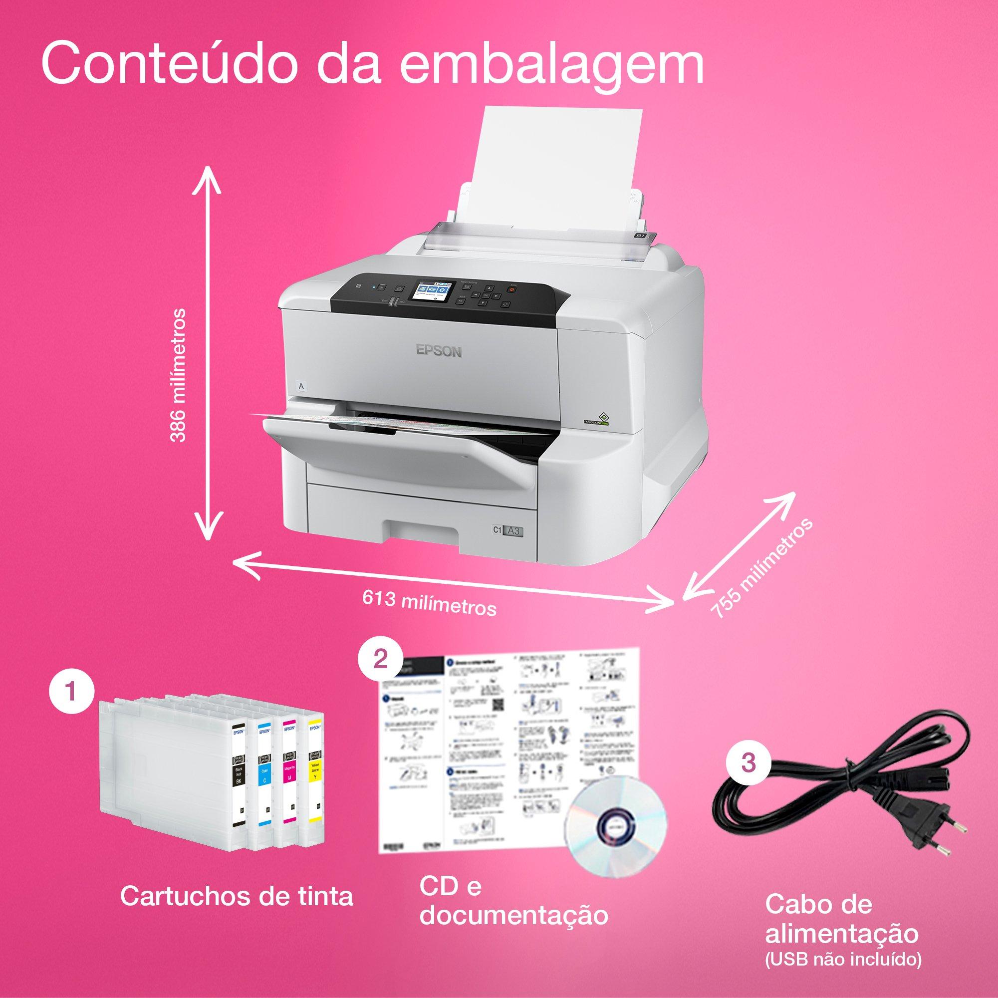 WorkForce Pro WF-C8190DW whats in the box