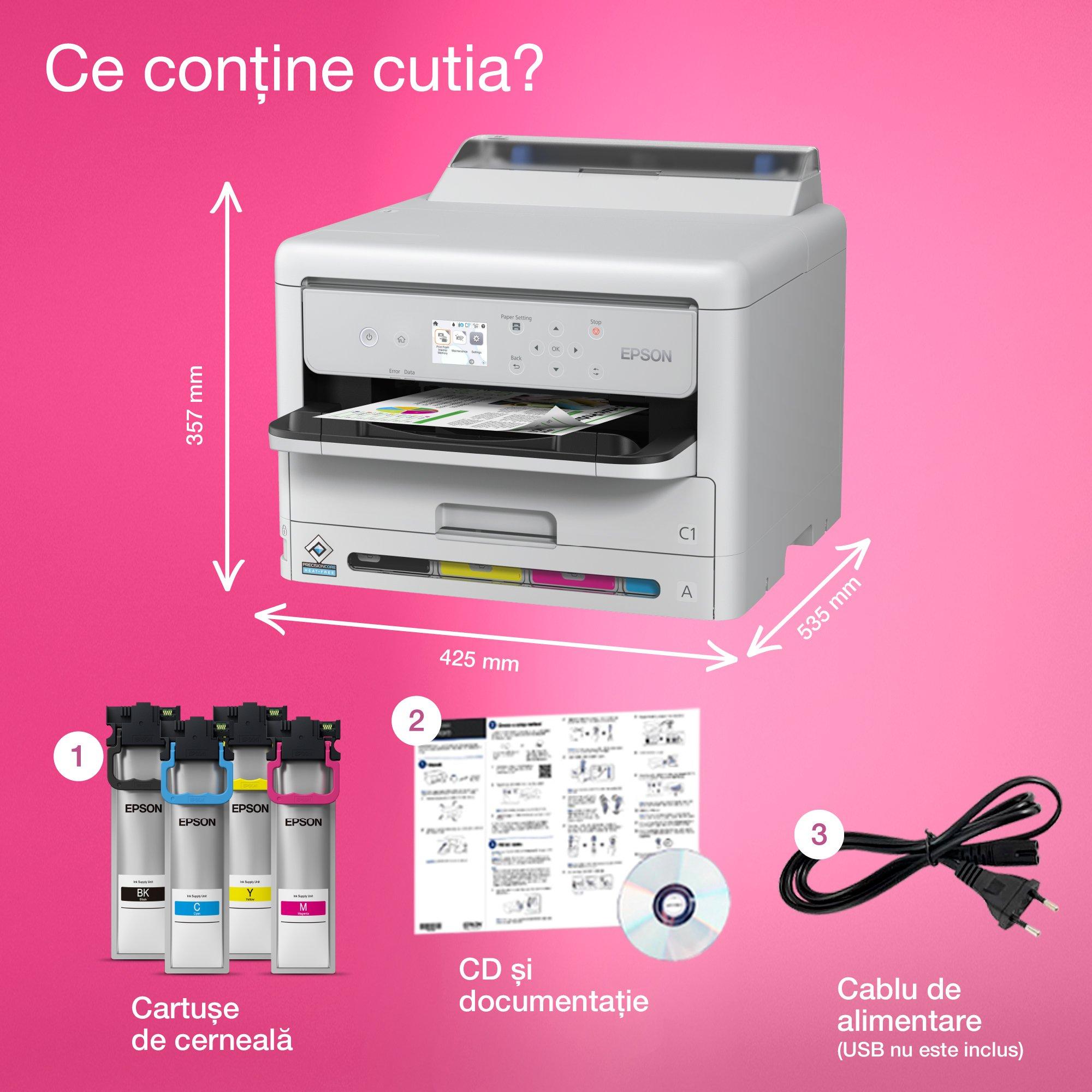 WorkForce Pro WF-C5390DW whats in the box