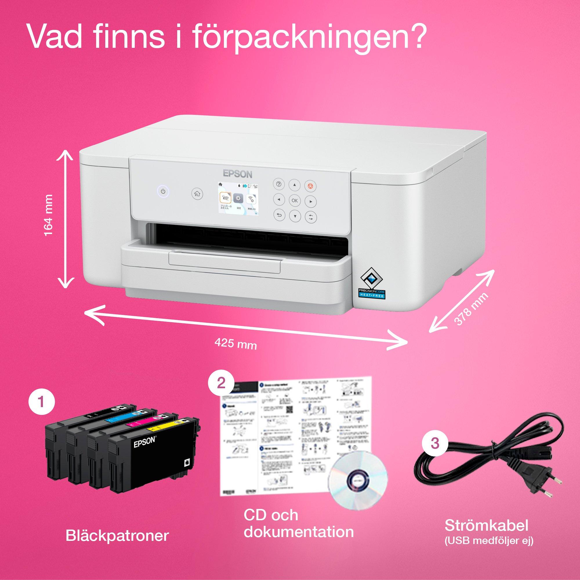 WorkForce Pro WF-C4310DW whats in the box