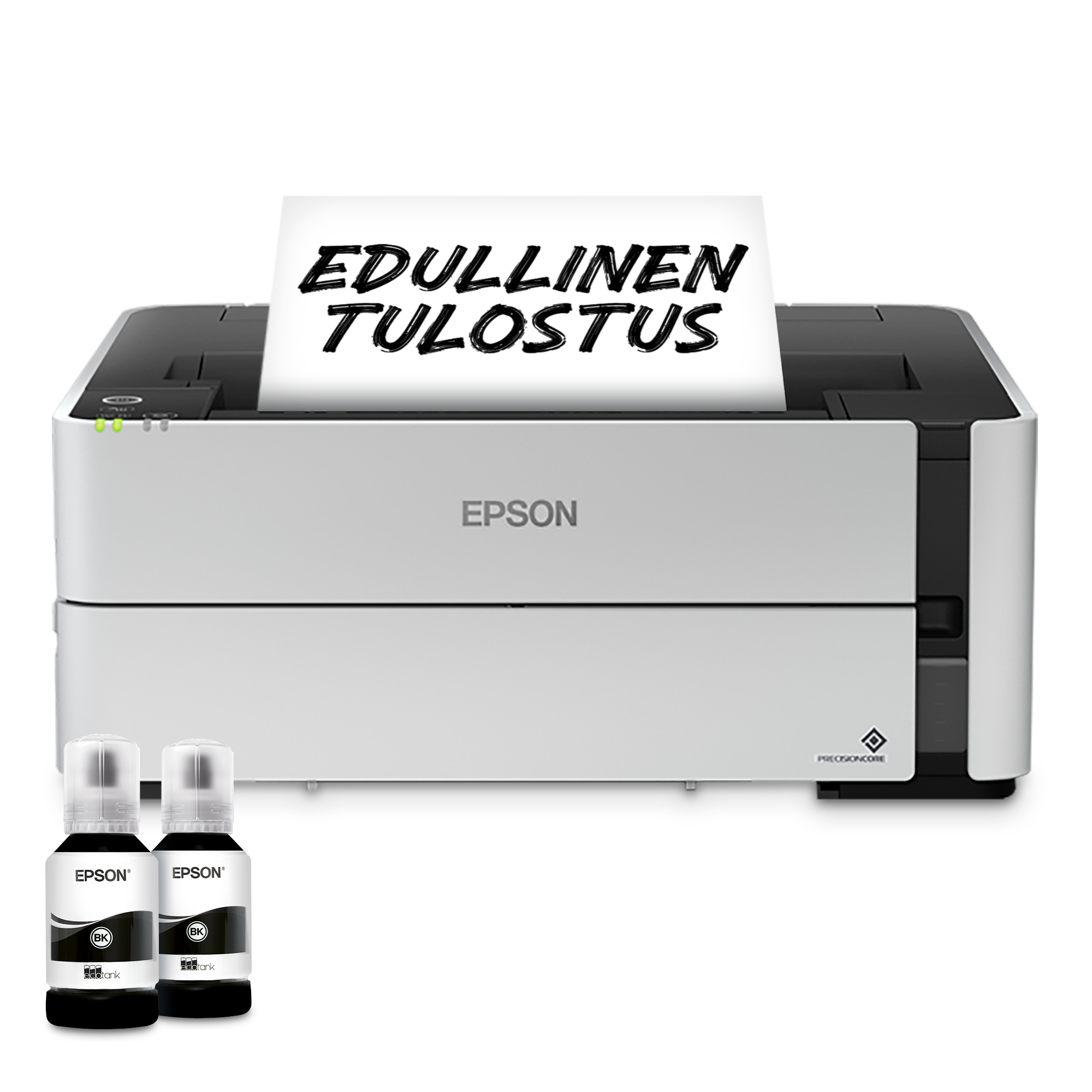 EcoTank ET-M1170 A4-mustavalkotulostin – Wi-Fi ja mustesäiliö