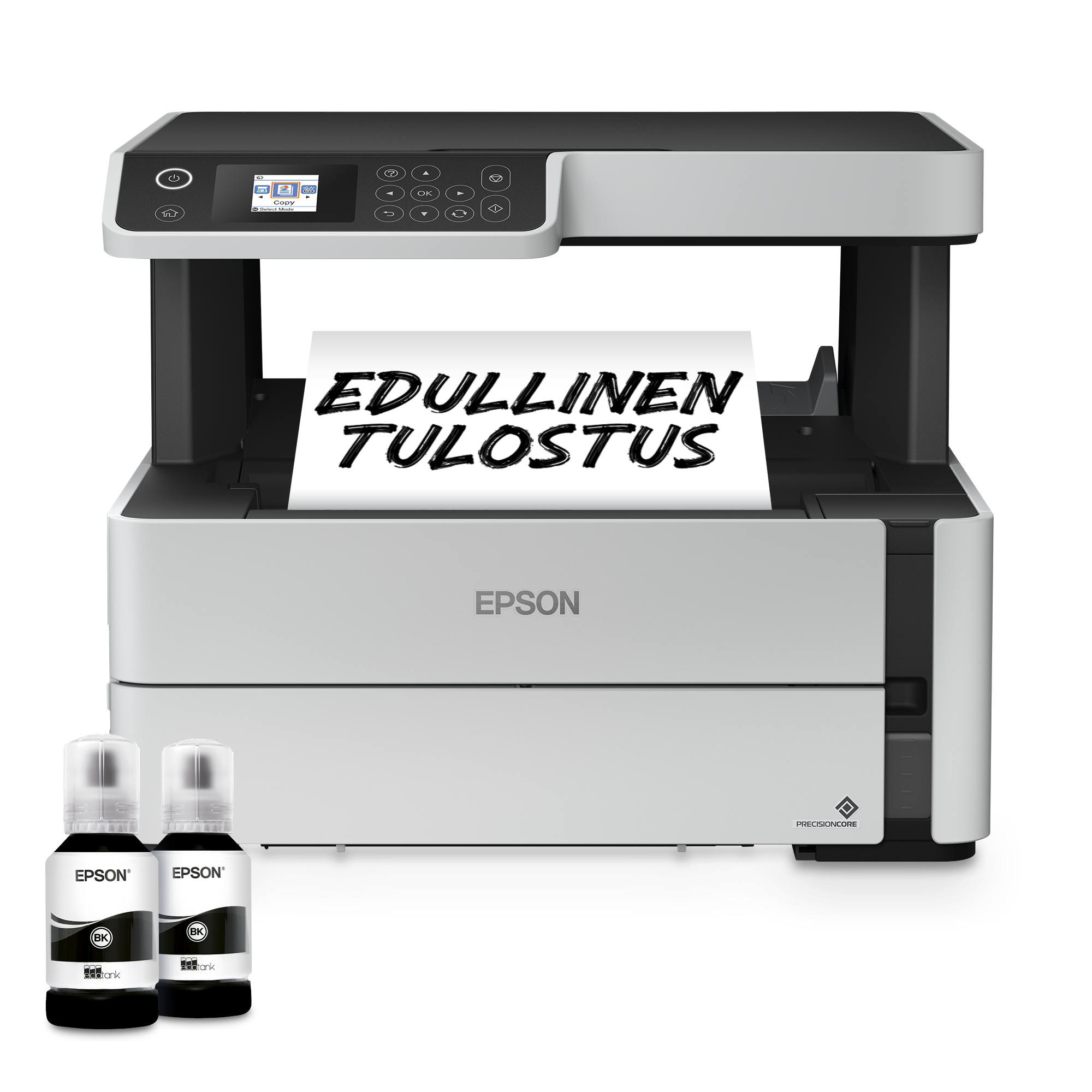 EcoTank ET-M2170 A4-mustavalkomonitoimitulostin – Wi-Fi ja mustesäiliö