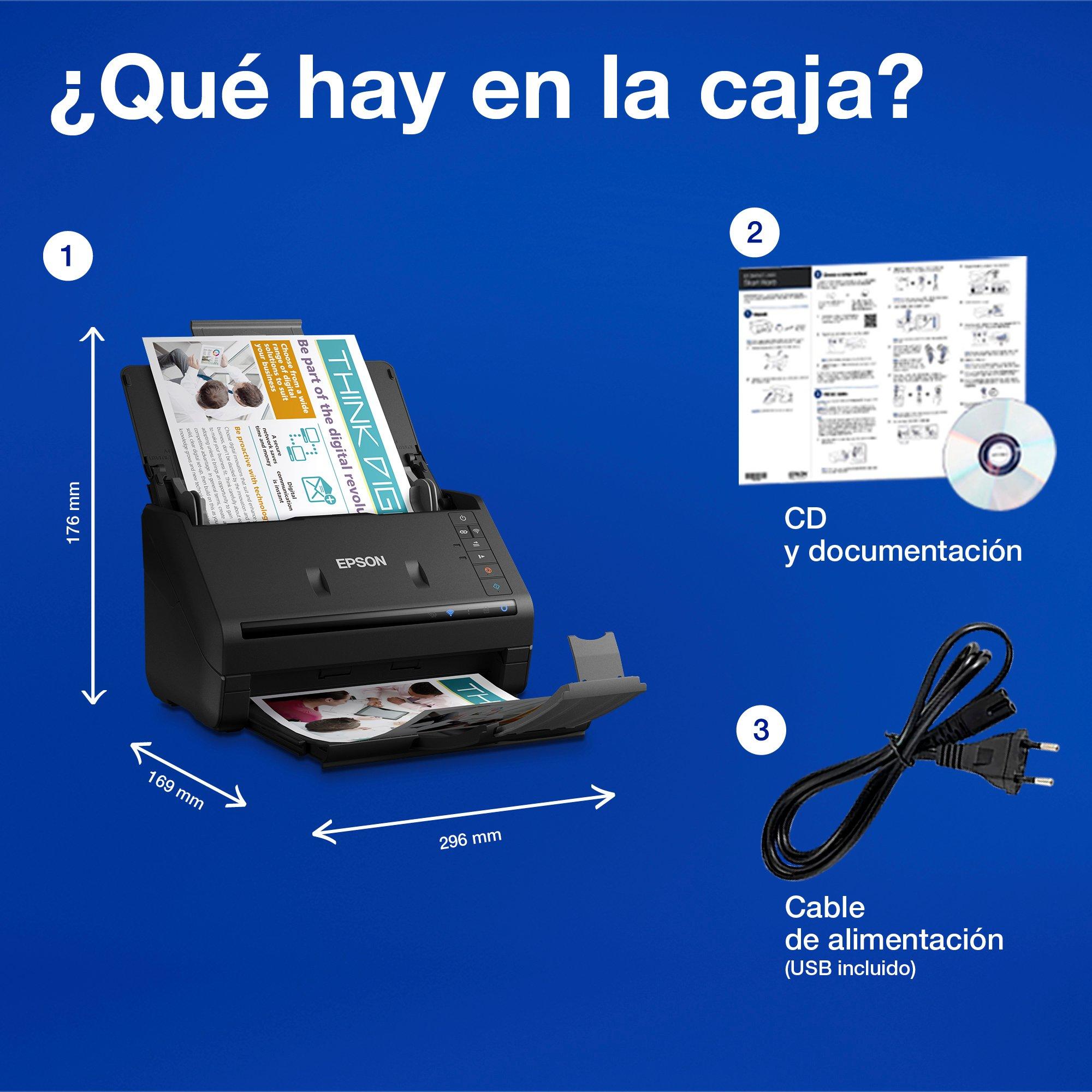WorkForce ES-500W II whats in the box