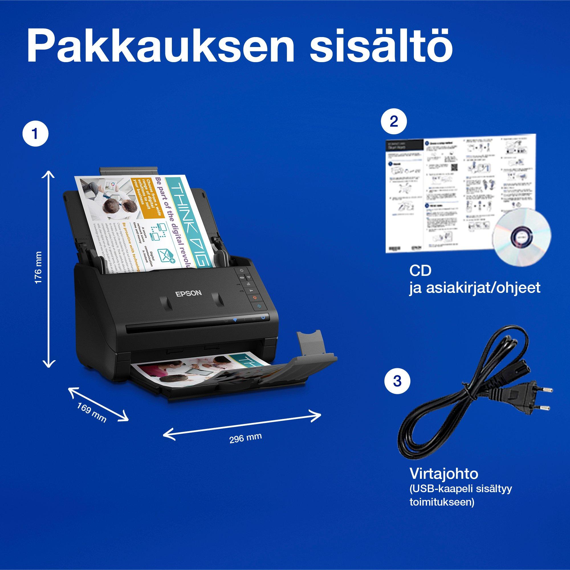 WorkForce ES-500W II whats in the box